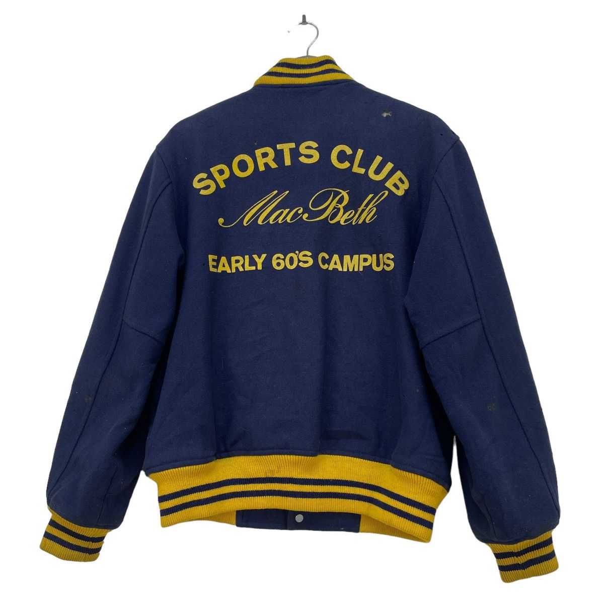 Vintage Vintage Varsity Mac Beth 60s Campus Wool Varsity Size US M / EU 48-50 / 2 - 1 Thumbnail