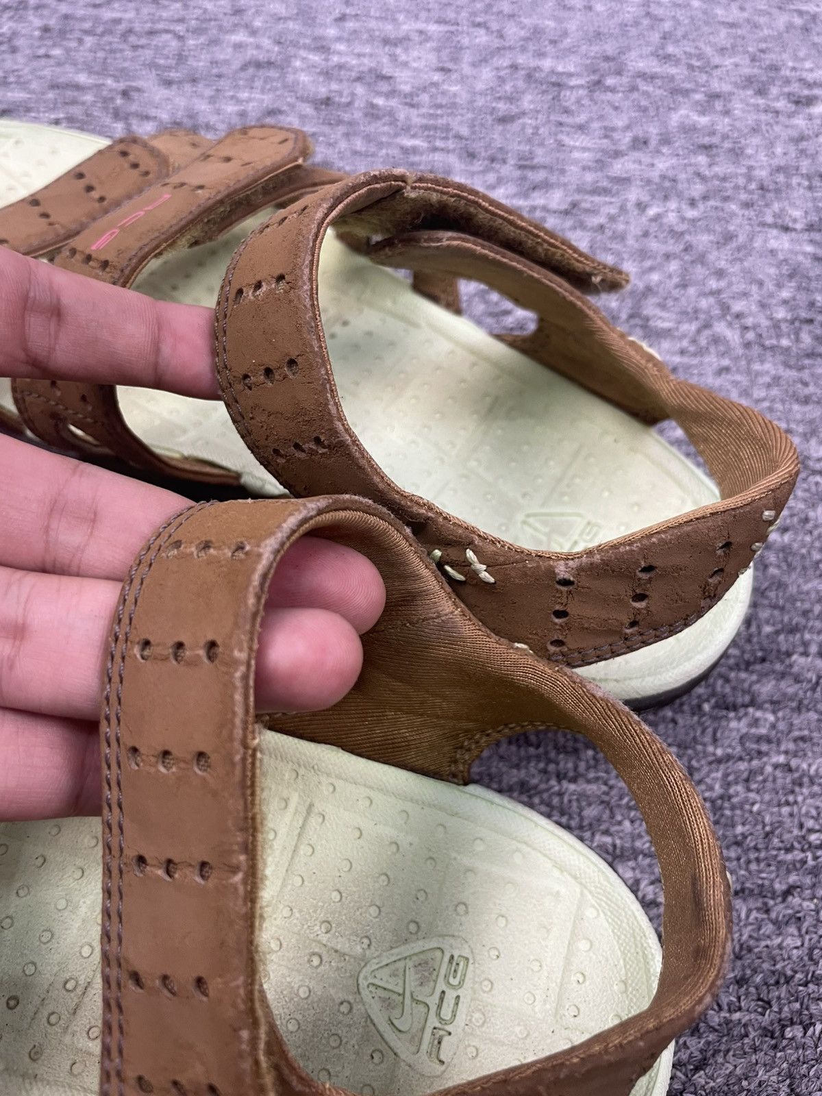 Nike ACG Vintage Nike ACG Cloth Sandals Suede size US7 UK6 Men Size US 7 / EU 40 - 3 Thumbnail