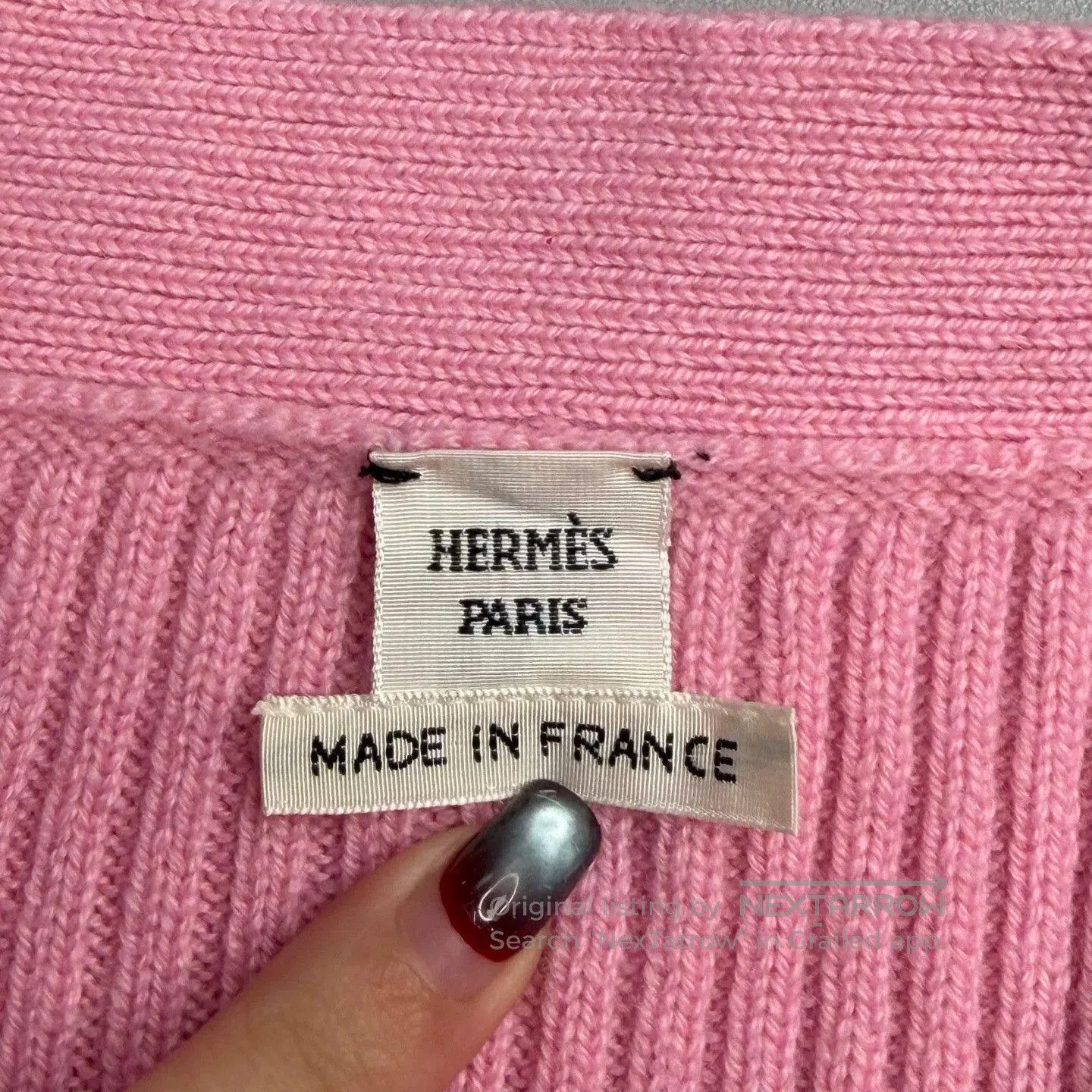 Hermes pink cashmere long cardigan by hermes. Size US S / EU 44-46 / 1 - 5 Thumbnail