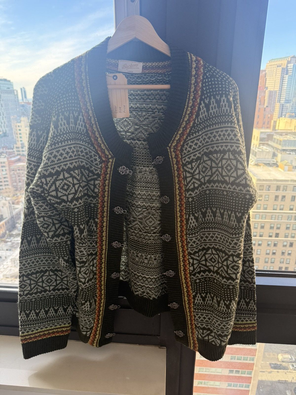 Vintage VINTAGE JAPANESE ALPINE KNIT CARDIGAN Size US L / EU 52-54 / 3 - 1 Thumbnail