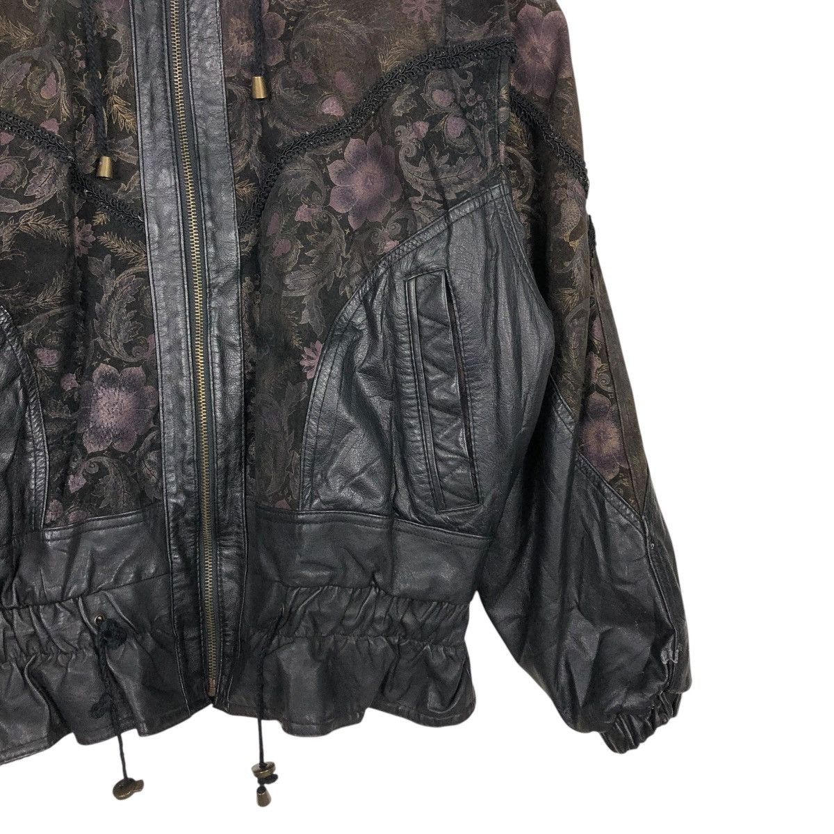 Japanese Brand 🔥VINTAGE BIKER LEATHER JACKET CHIA ISSEY MIYAKE Size US M / EU 48-50 / 2 - 7 Thumbnail