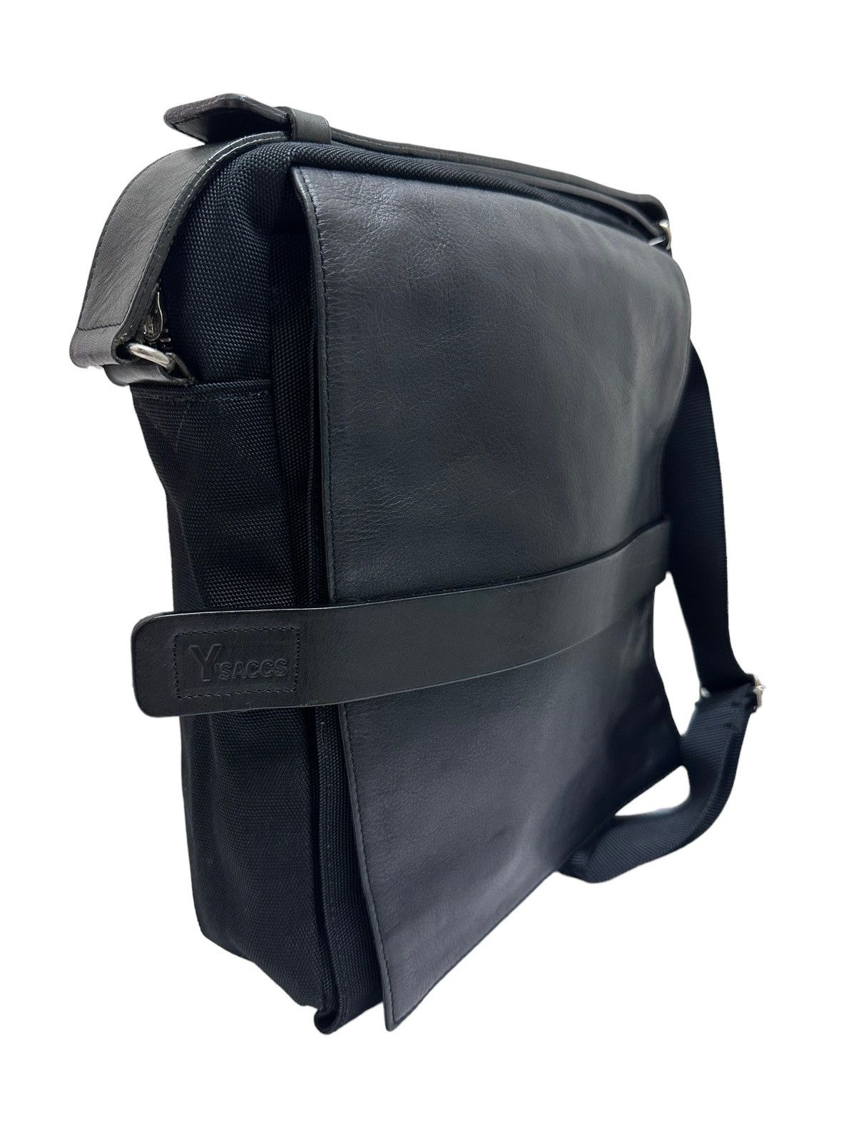 Yohji Yamamoto 🇯🇵 Yohji Yamamoto Y's Y'saccs Hybrid Leather Shoulder Bag Size ONE SIZE - 3 Thumbnail