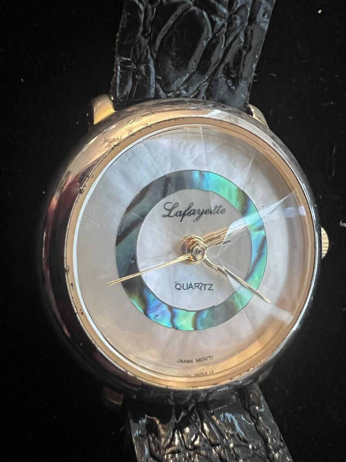 Designer Vintage Fashion LAFAYETTE Ladies Watch new battery Size ONE SIZE - 1 Thumbnail