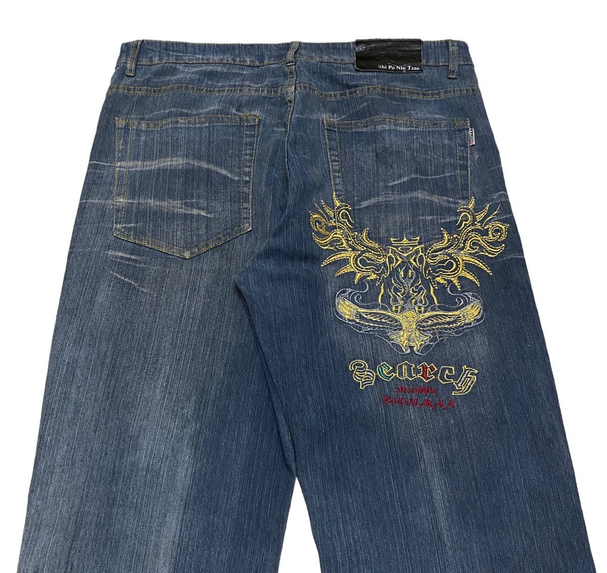 Japanese Brand Rare Vintage Japanese Brand Shi Po Niu Tzae Jeans 2000s Size US 36 / EU 52 - 4 Thumbnail