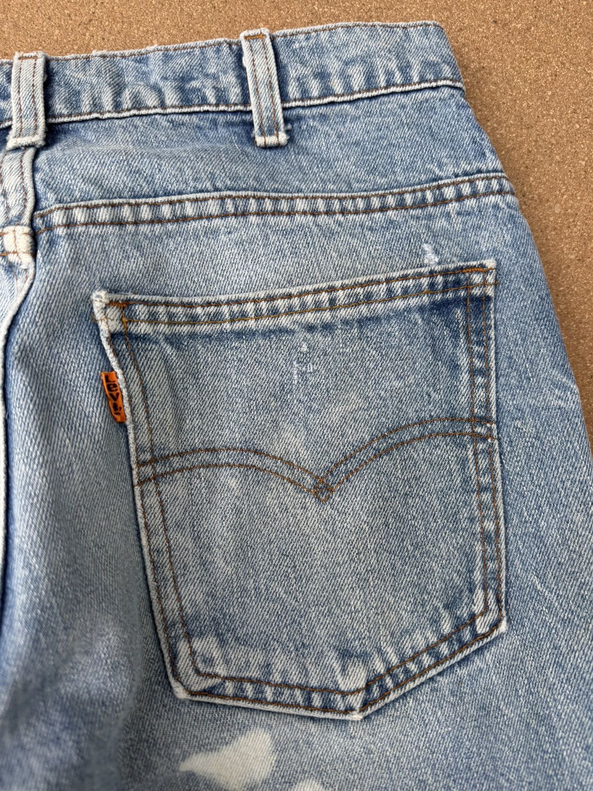 Levi's Vtg 80’s Levi’s 684 Orange Tab Bellbottom Flare Jeans 29x29 Size US 29 - 9 Thumbnail