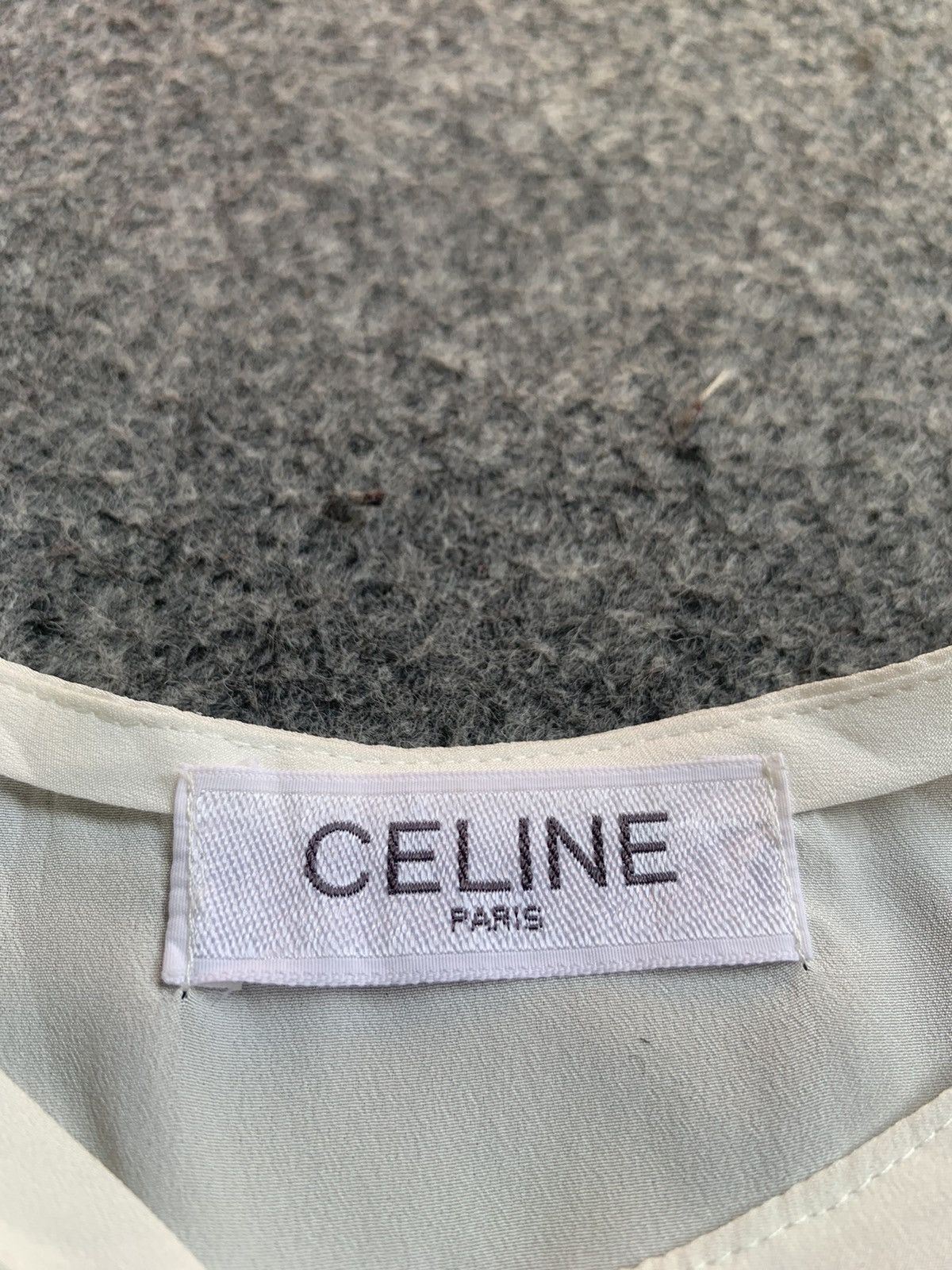 Celine × Japanese Brand × Vintage Vintage Celine white blouse Size ONE SIZE - 3 Thumbnail