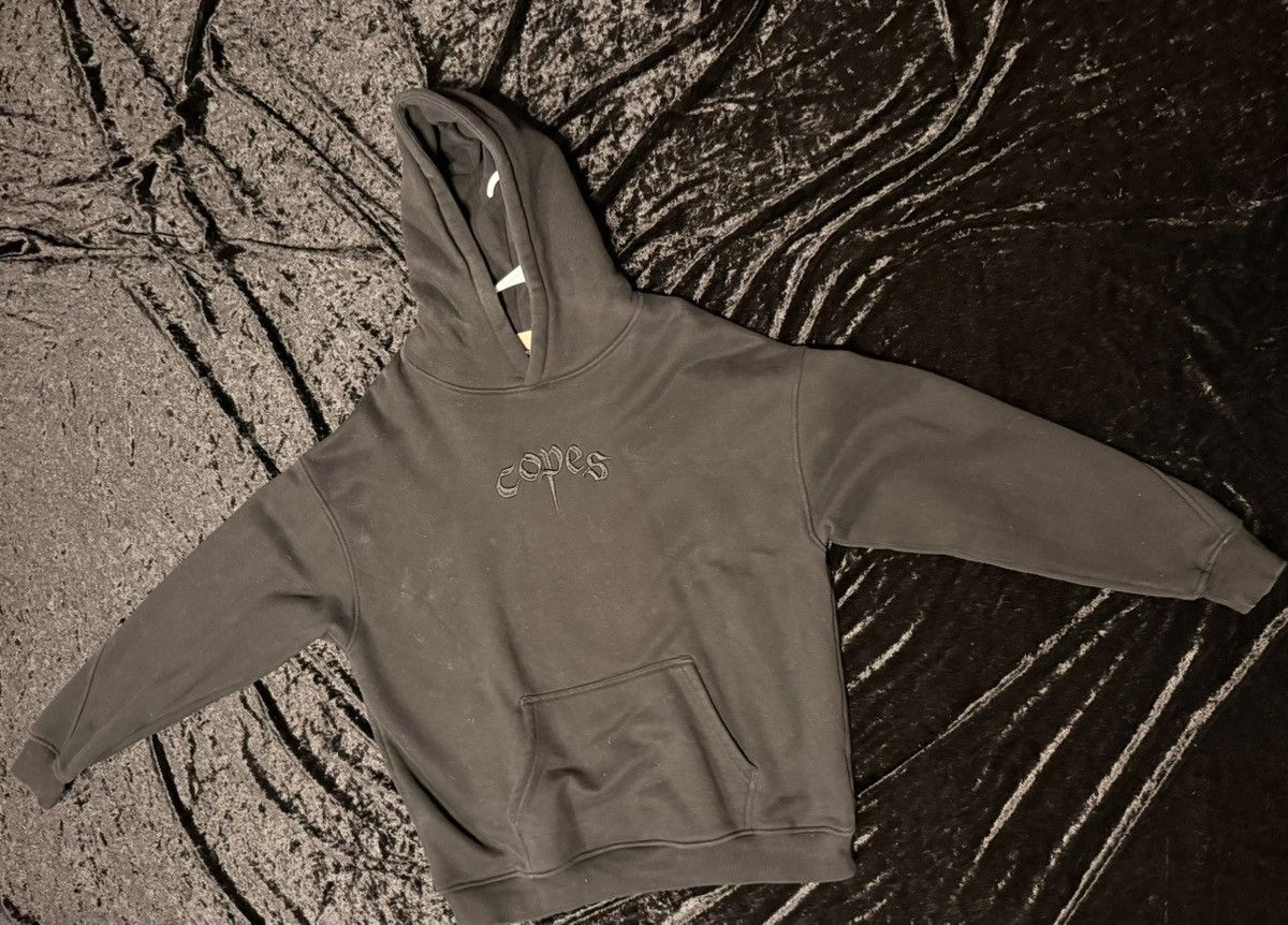 Copes Copes Black Embroidery Hoodie Size US M / EU 48-50 / 2 - 1 Thumbnail
