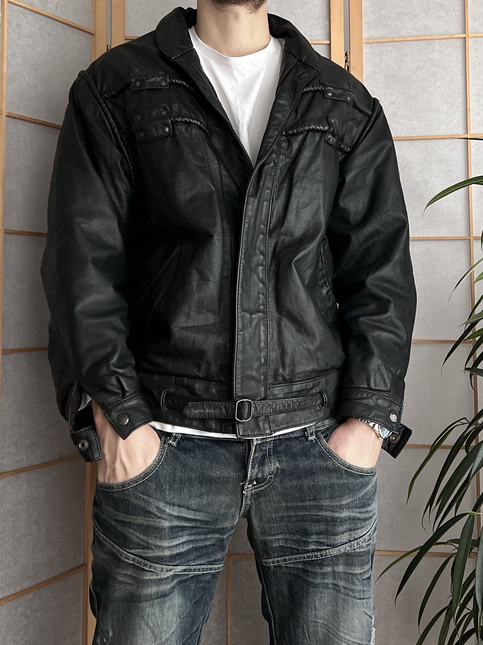 Hysteric Glamour Archive Schott Avirex type leather bomber jacket boxy baggy Size US M / EU 48-50 / 2 - 6 Thumbnail