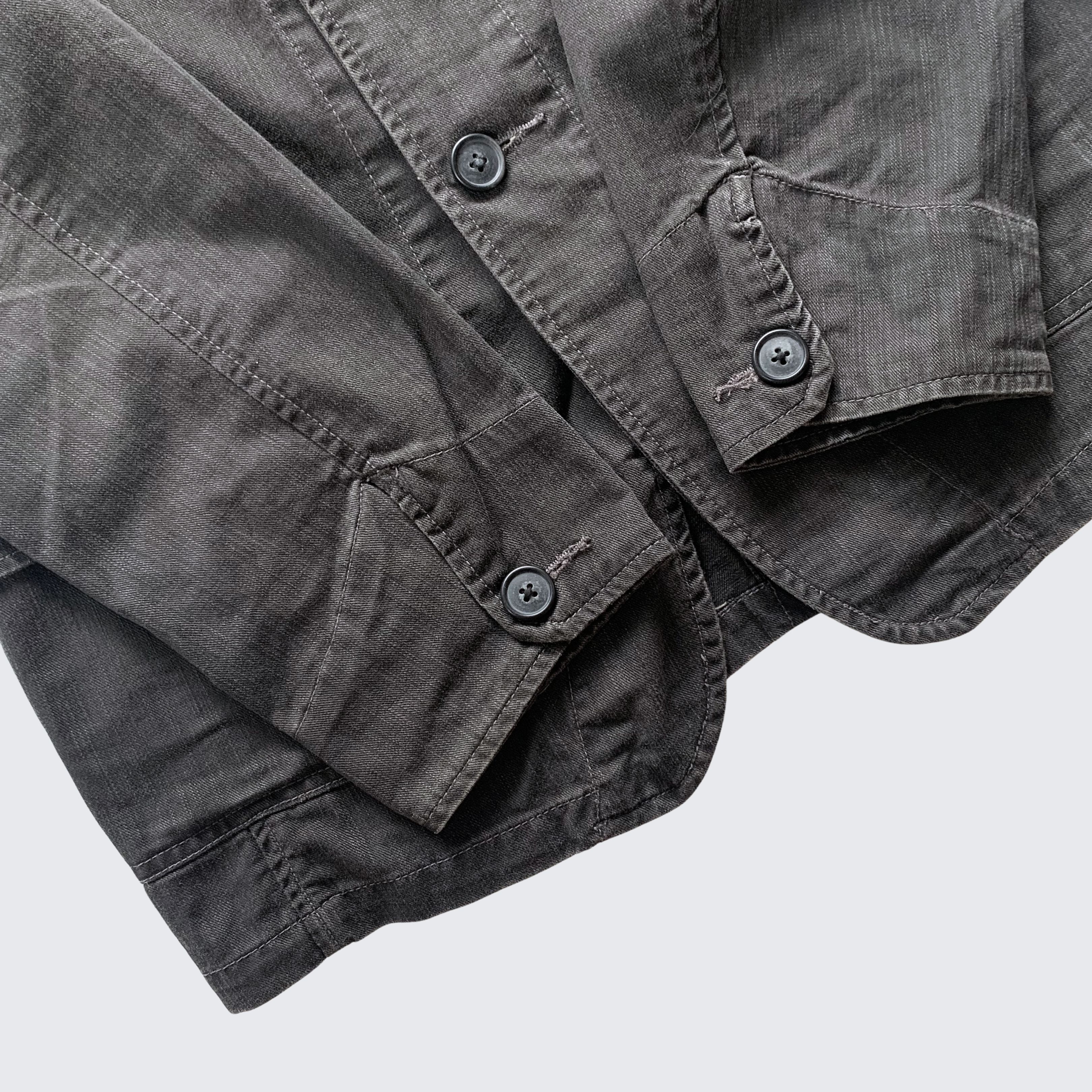Woolrich Woolen Mills 1990s Woolrich Blue Tag Denim Canvas Blazer Jacket Size US M / EU 48-50 / 2 - 3 Thumbnail