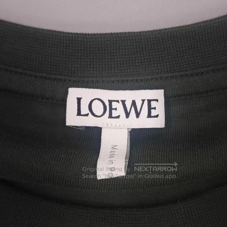Loewe Loewe Dark Green Embroidered Logo Short Sleeve Size XS / US 0-2 / IT 36-38 - 5 Thumbnail
