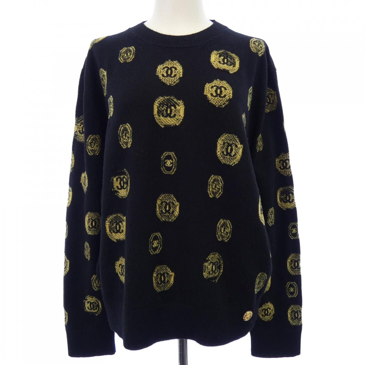 Chanel Chanel Chanel P70991K10160 Cashmere Knit Textile Tops P70991K10160 DUTY FREE for USA Size ONE SIZE - 1 Thumbnail