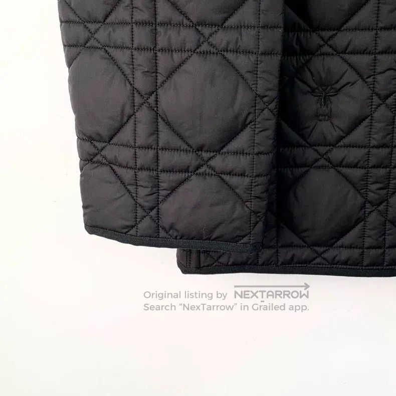 Dior Dior Black logo rattan plaid long-sleeved cotton jacket Size XS / US 0-2 / IT 36-38 - 4 Thumbnail