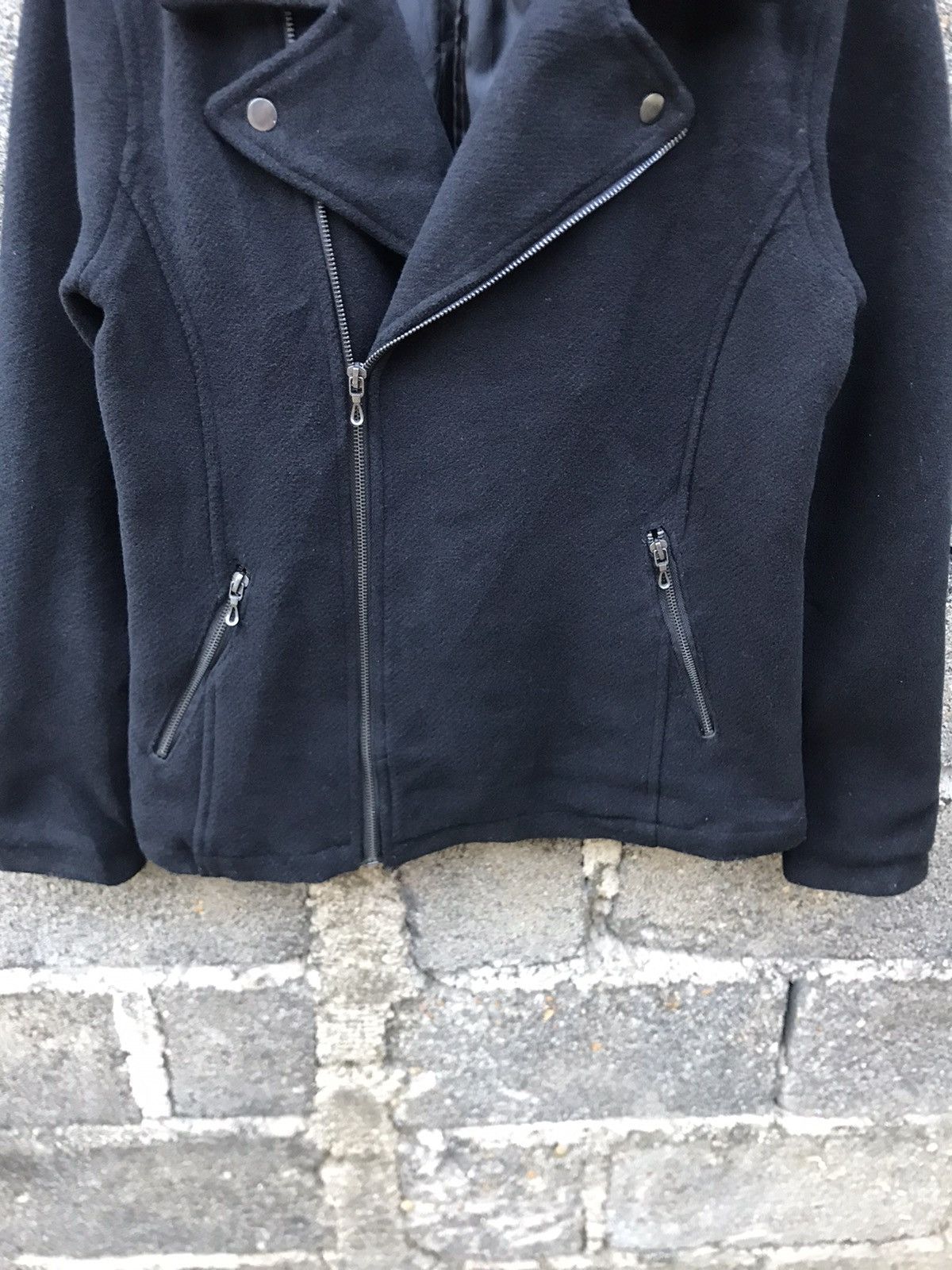 Japanese Brand 🌟5 zip Five Wool Double Collar Jacket Size US S / EU 44-46 / 1 - 4 Thumbnail