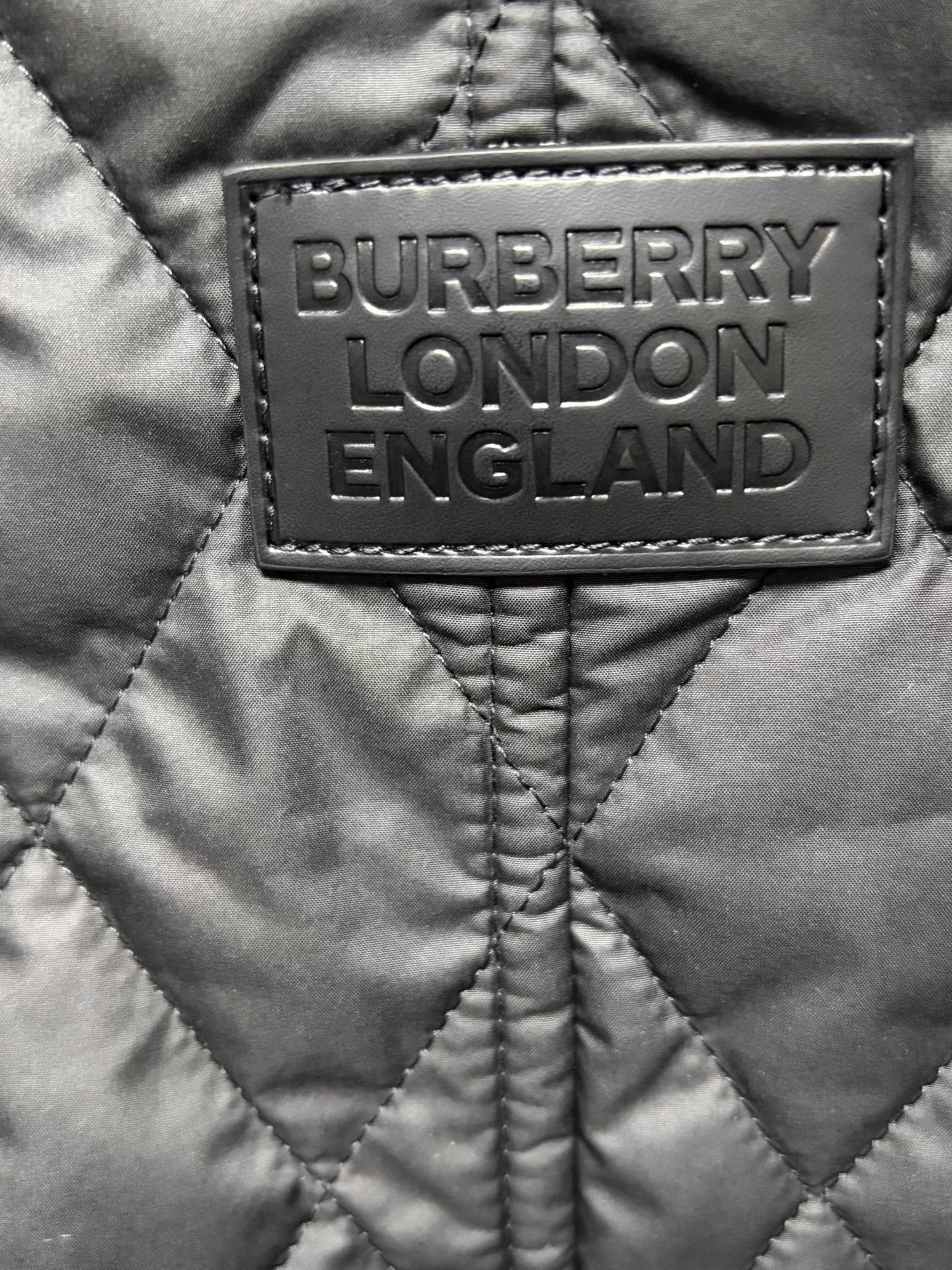 Burberry Burberry Black Long Cotton Coat M Check Size US M / EU 48-50 / 2 - 3 Thumbnail
