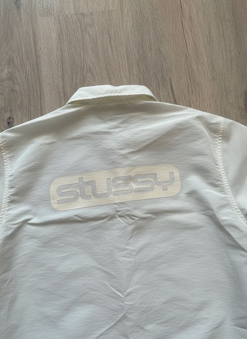 Stussy Stussy Coach Jacket White SS logo Size US M / EU 48-50 / 2 - 2 Thumbnail