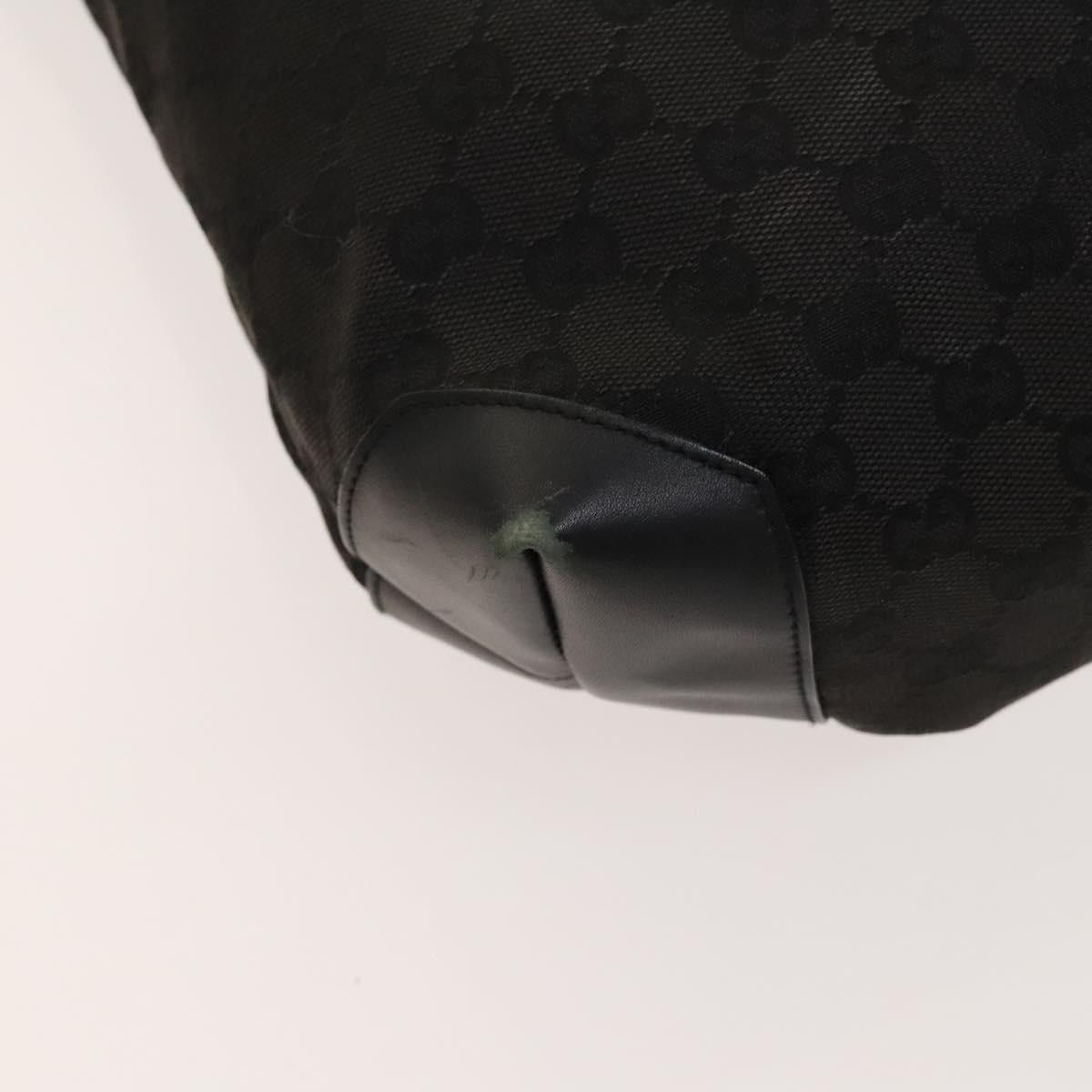 Gucci GUCCI GG Canvas Tote Bag Black Silver Size ONE SIZE - 11 Thumbnail