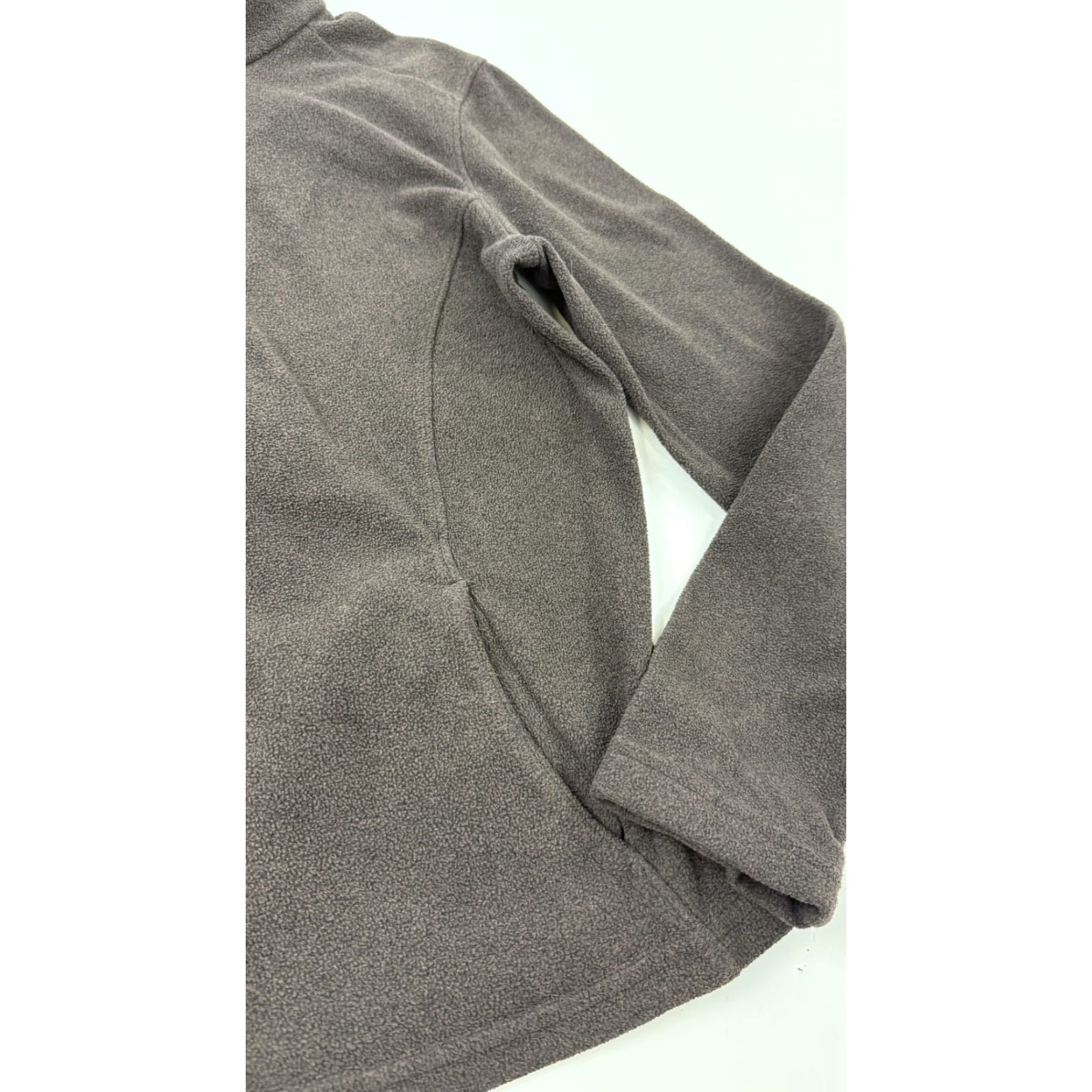 Prana prAna Pullover Womens Small Brown Fleece 1/4 Zip Mock Neck Hiking USA Made Vtg Size S / US 4 / IT 40 - 4 Thumbnail