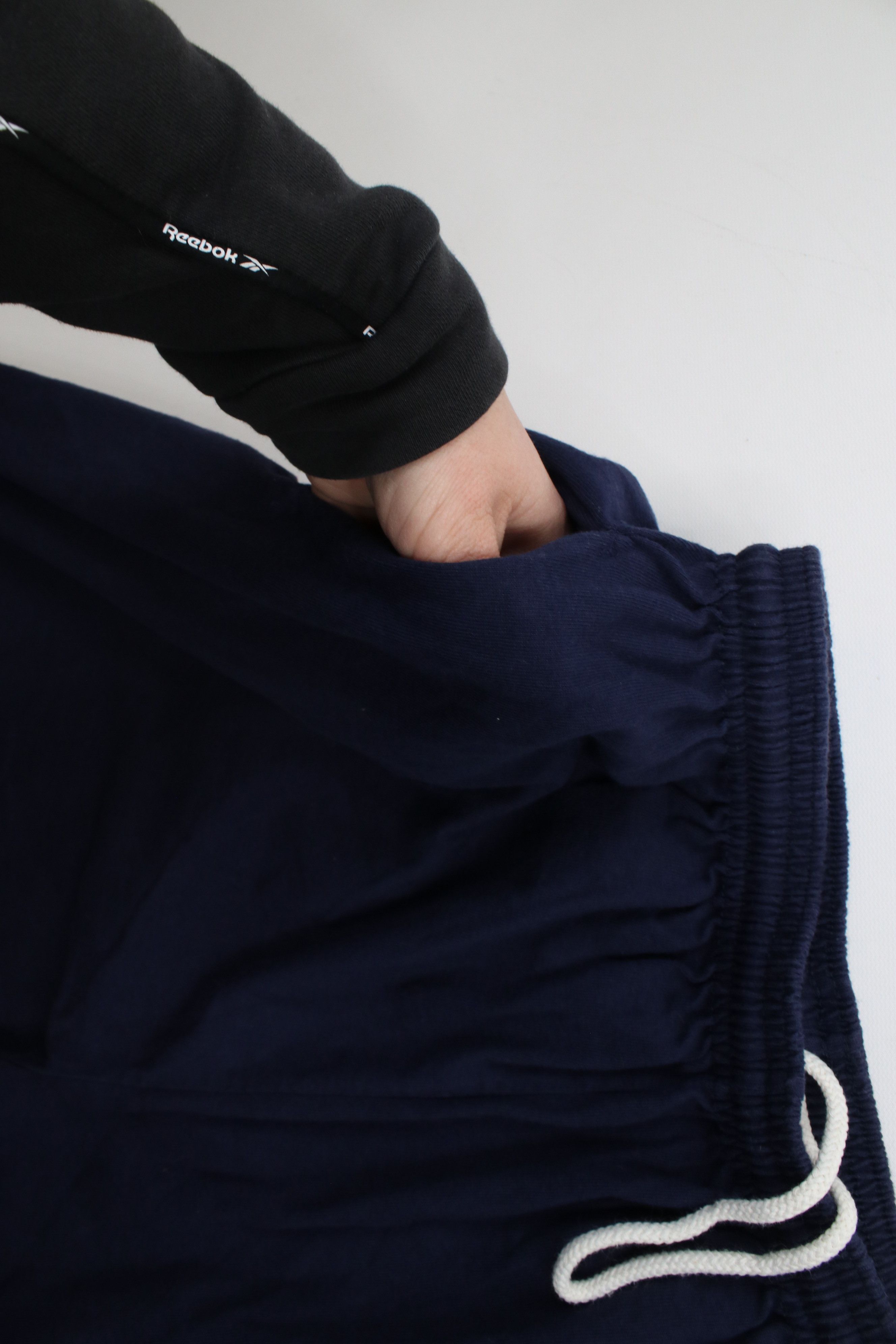 Russell Athletic × Vintage Vintage 90s Russell Athletic Blank Wide Leg Sweatpants Blue Size US 36 / EU 52 - 7 Thumbnail