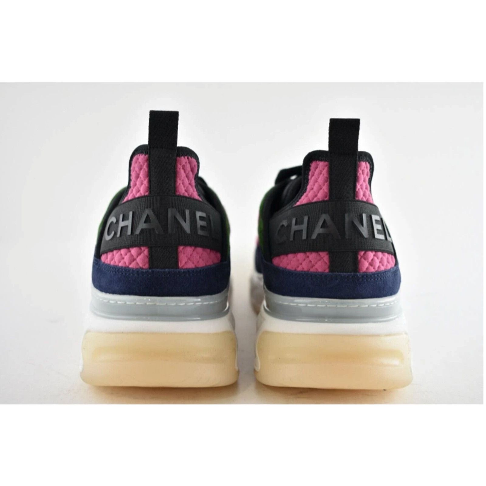 Chanel Chanel 21K Men CC Logo Low Top Trainer Sneaker 45 12 Size US 12 / EU 45 - 8 Thumbnail