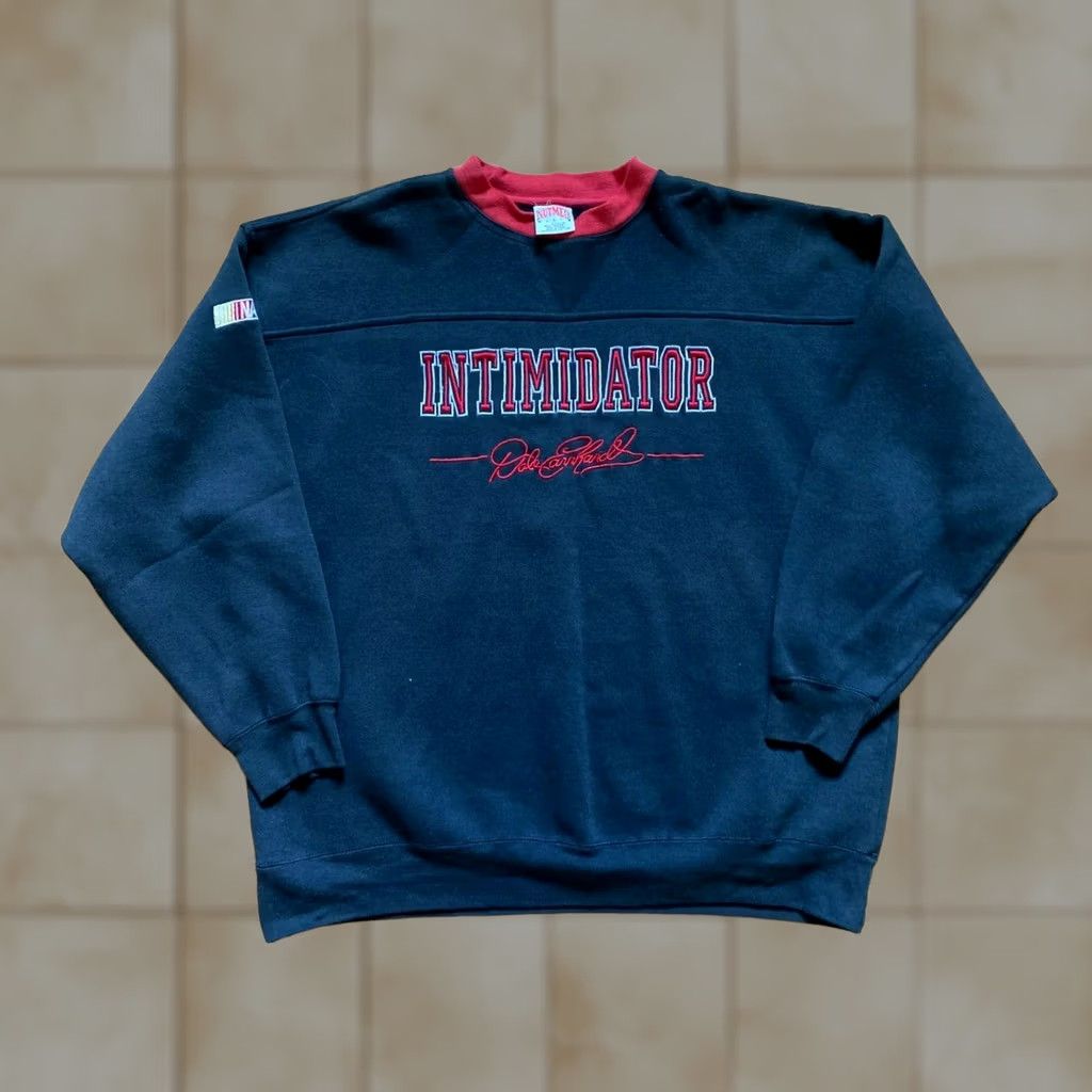 Lee VINTAGE Dale Earnhardt Intimidator NASCAR Crewneck Sweatshirt Mens XL Black 90s Lee Sweatshirt Mens XL 90s NASCAR Crewneck Mens XL Black Size US XL / EU 56 / 4 - 1 Thumbnail