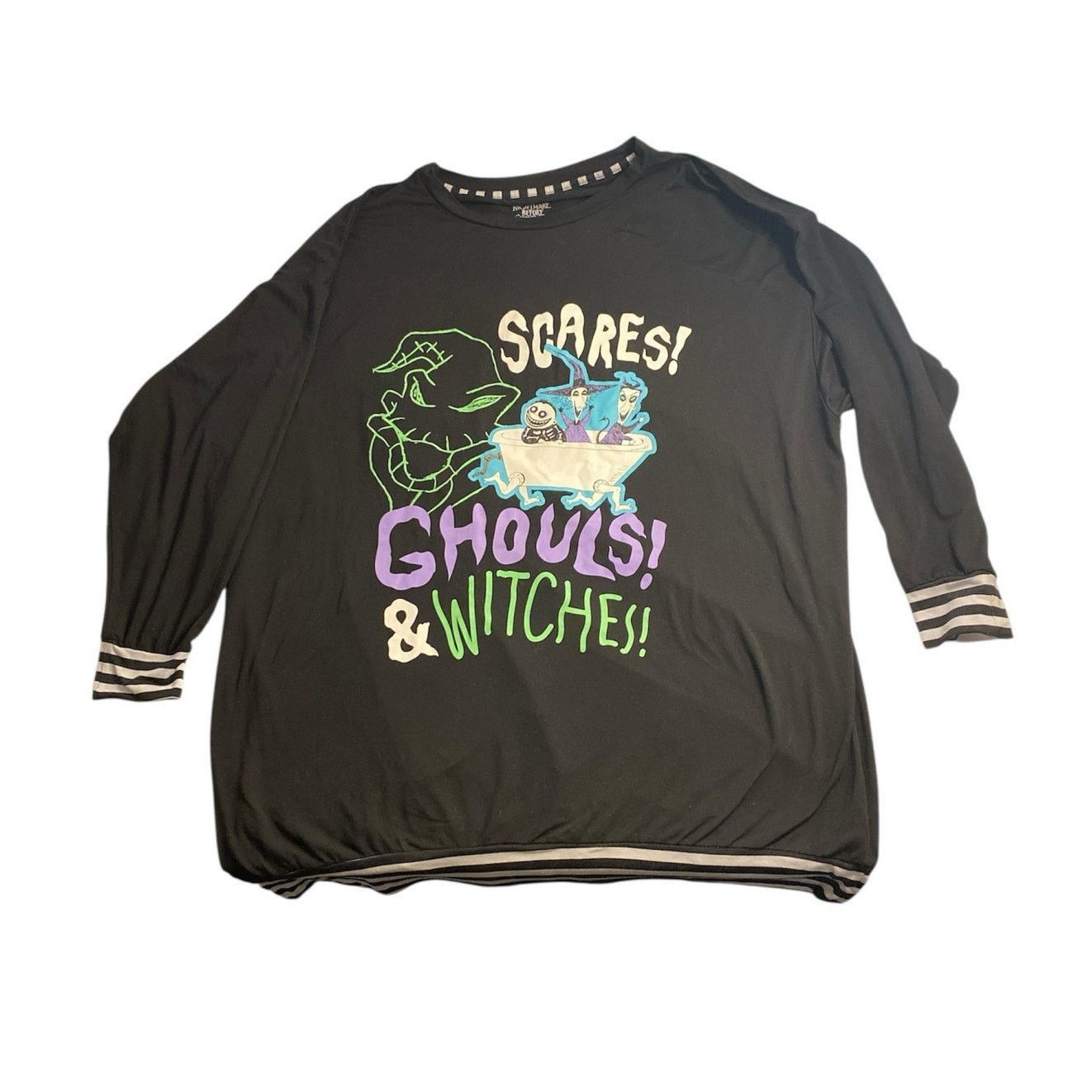 Disney Nightmare Before Christmas Sleep Top Disney Ghouls Witchese Size XL / US 12-14 / IT 48-50 - 2 Thumbnail