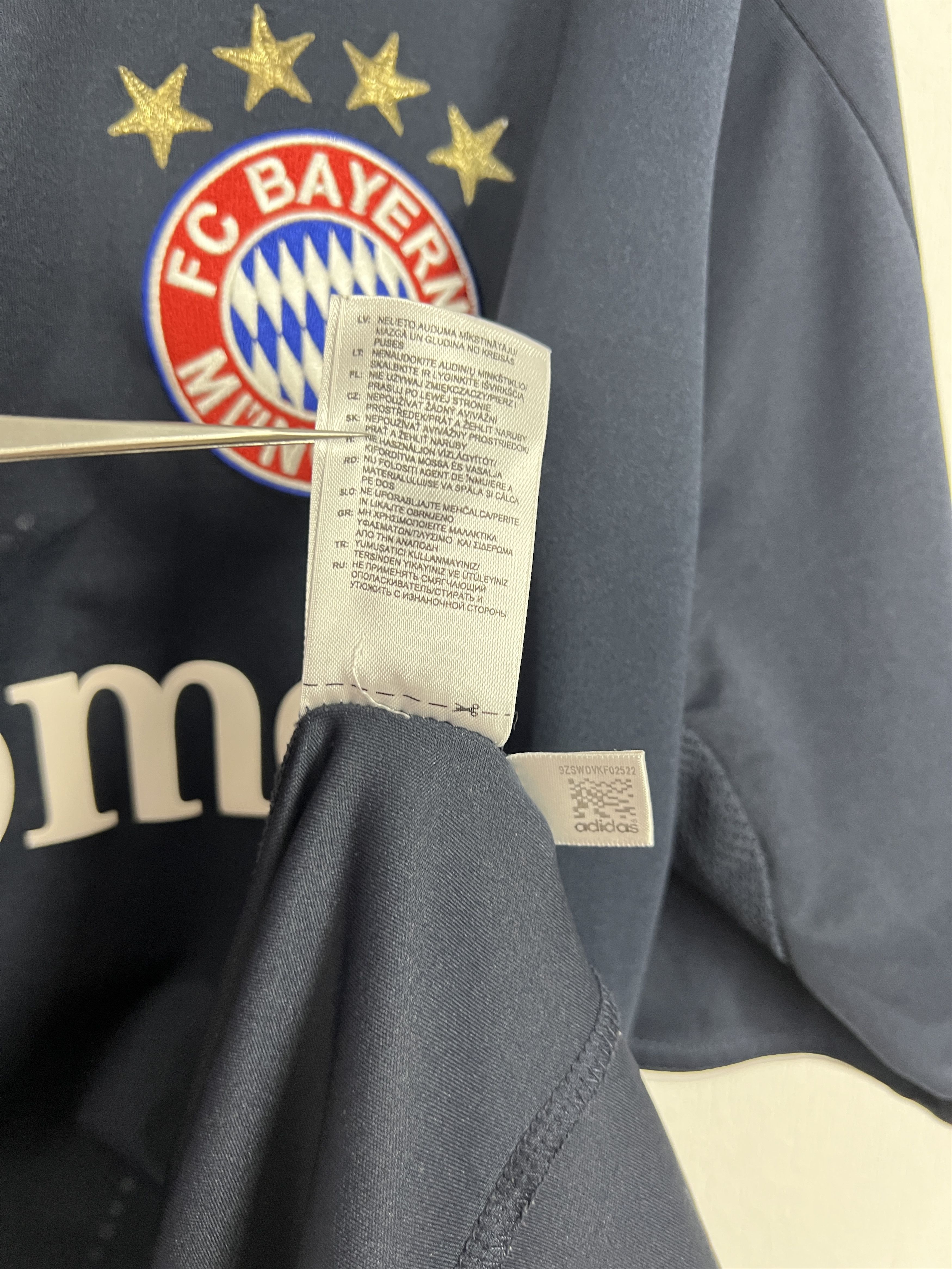Adidas Bayern Munich football shirt 2008 Soccer Jersey Tee Hype Size US XL / EU 56 / 4 - 11 Thumbnail