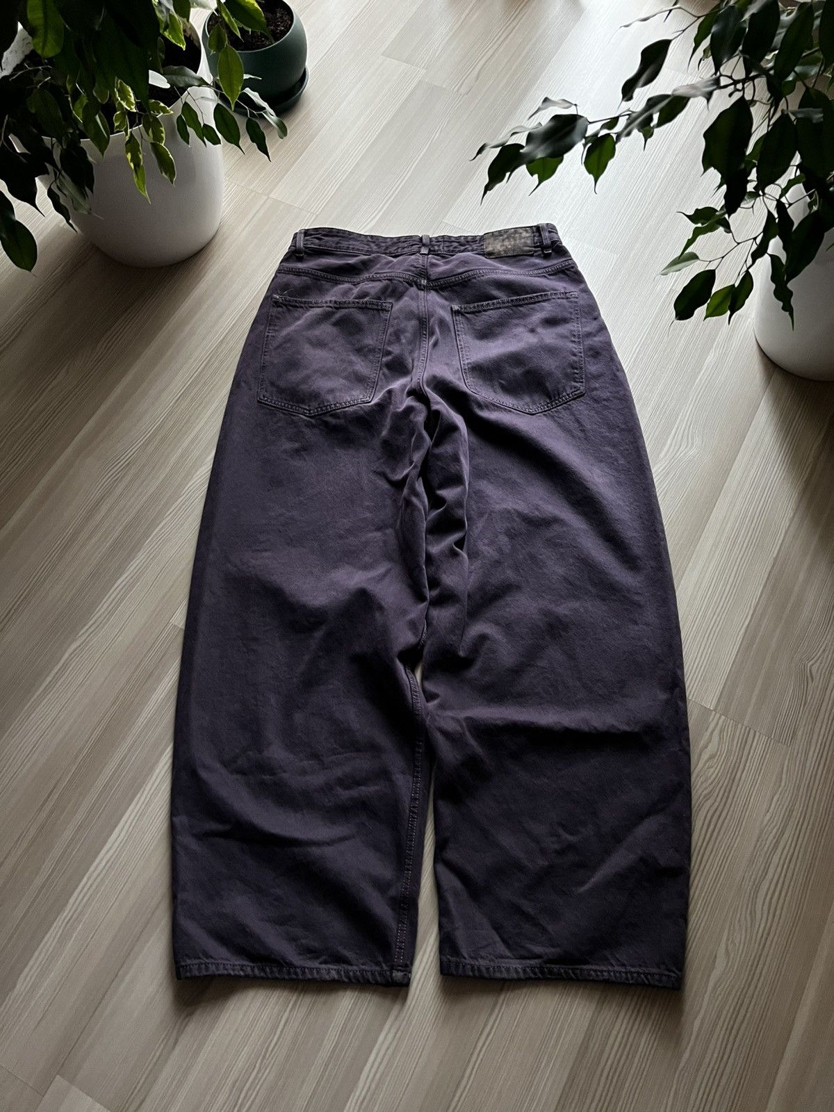 Other CRAZY VINTAGE SUPER BAGGY PURPLE DENIM JEANS JNCO STYLE Y2K Size US 34 / EU 50 - 5 Thumbnail