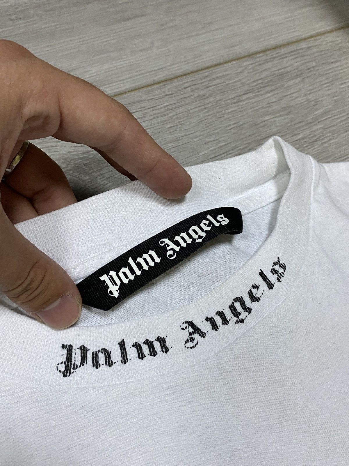 Palm Angels Palm Angels spell out big logo t-shirt Size US S / EU 44-46 / 1 - 3 Thumbnail