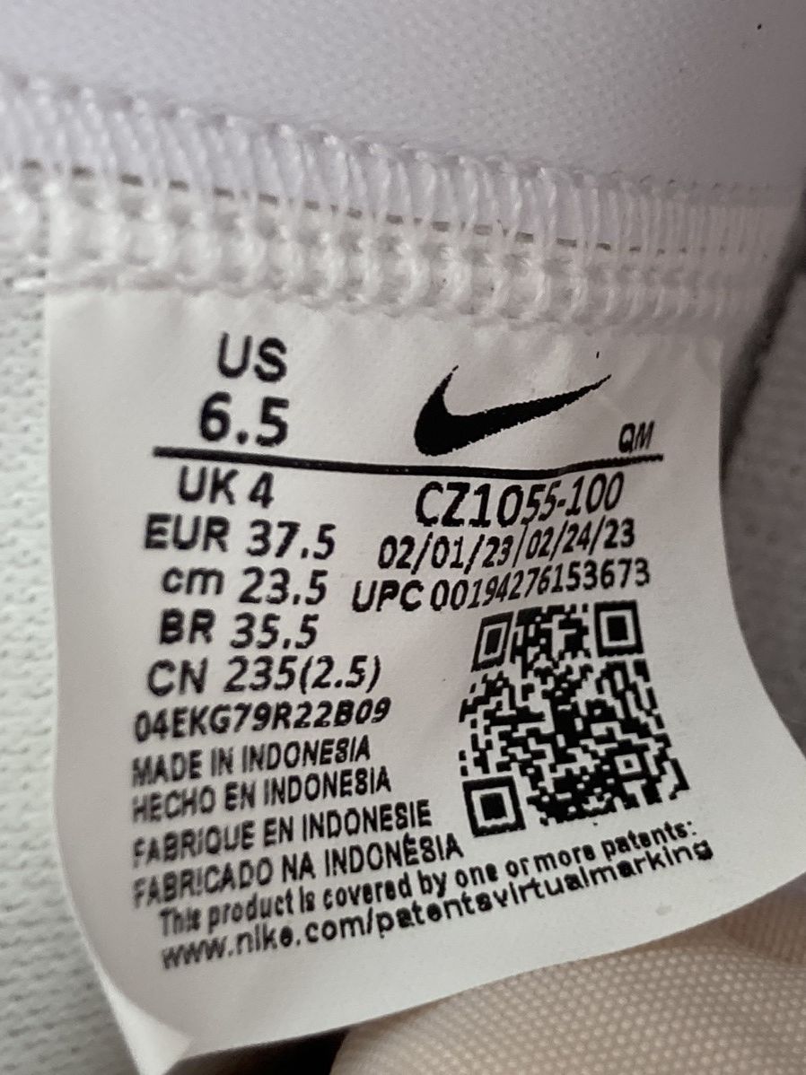 Nike Nike Blazer Mid 77 White Black (W) (CZ1055-100) 37.5 EU Size US 6.5 / IT 36.5 - 13 Thumbnail