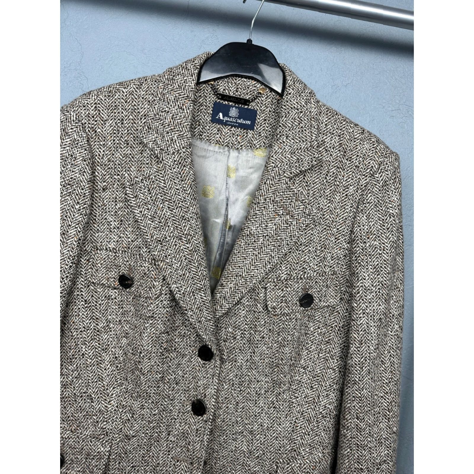 Aquascutum Aquascutum Womens Wool Blazer Jacket UK 18 R Blazer Womens XS-XXL Multicolor 18 Regular Wool Brand Aquascutum Men's vs. Womens? Size XXL / US 16-18 / IT 52-54 - 2 Thumbnail