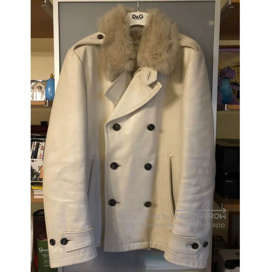Yves Saint Laurent Yves Saint Laurent Leather Admiral Coat. Size US L / EU 52-54 / 3 - 1 Thumbnail