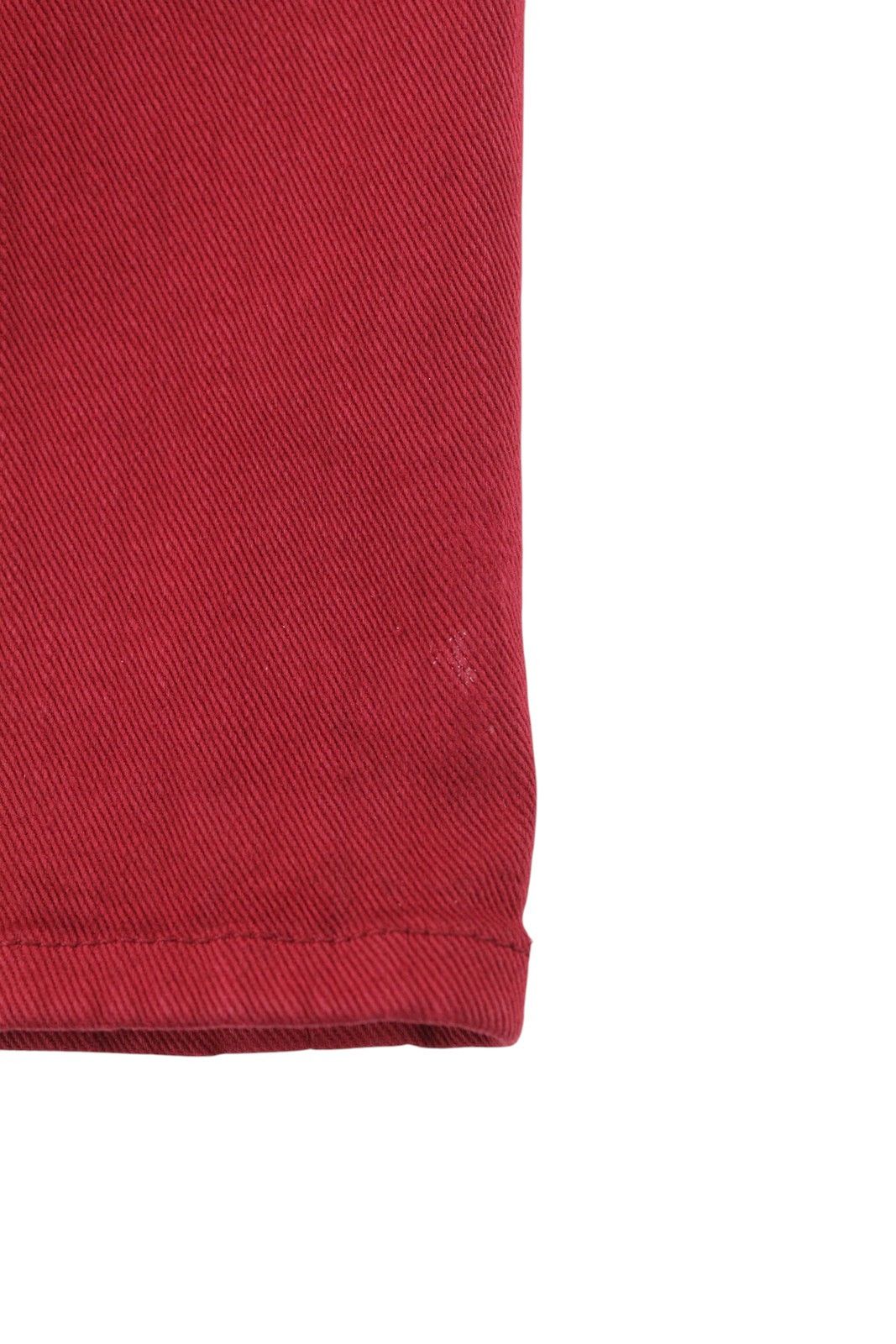 R13 BOY STRAIGHT 27 Vivid Red Stretch Cropped Ankle 86355 Size 27" / US 4 / IT 40 - 10 Thumbnail