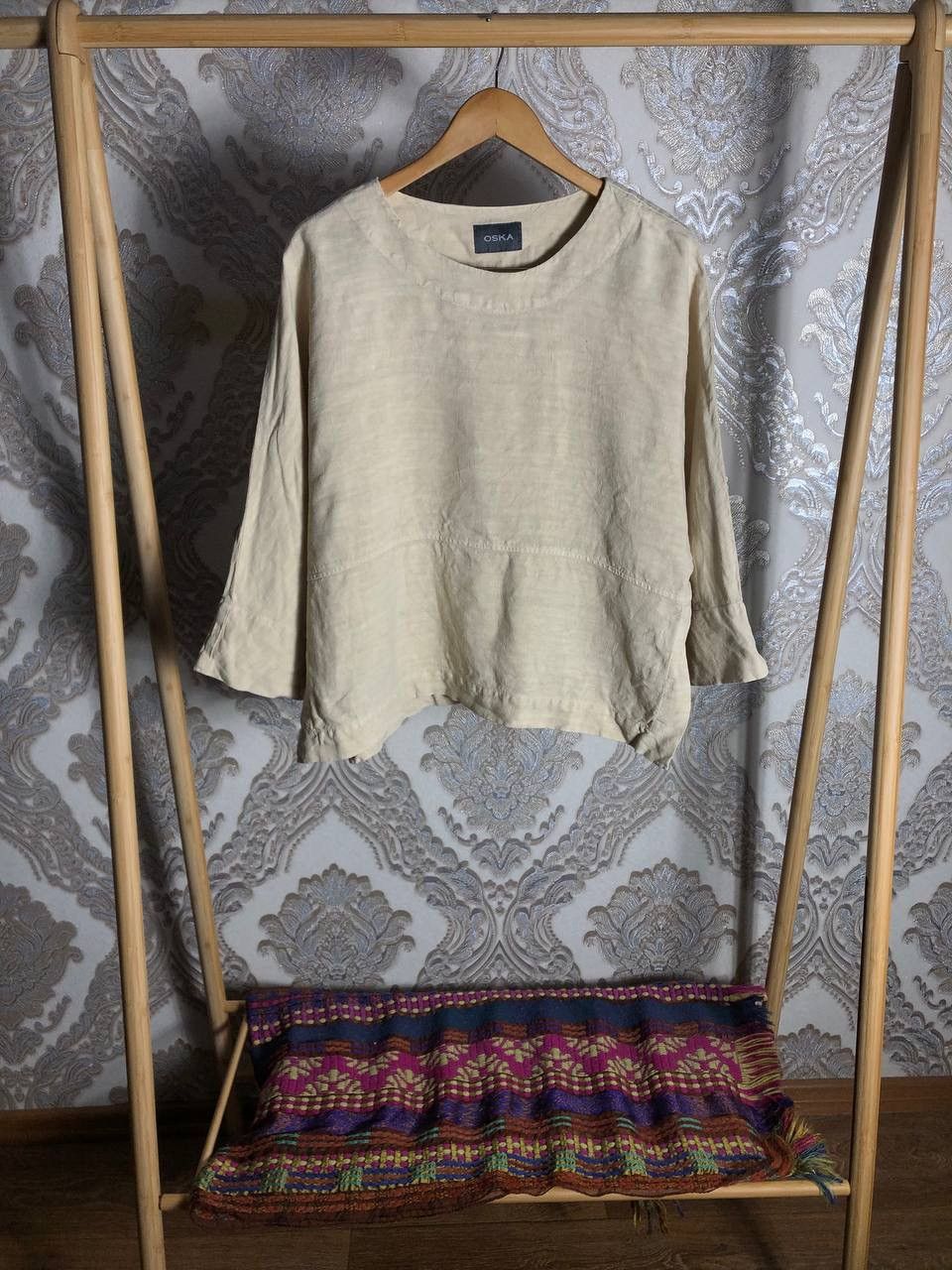 OSKA VINTAGE OSKA LINEN LONG SLEEVE JAPAN STYLE DESIGNER Y2K 90s Size M / US 6-8 / IT 42-44 - 2 Thumbnail