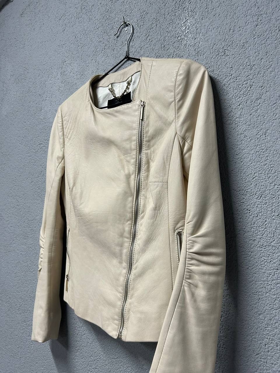 Elisabetta Franchi Elisabetta Franchi womens leather / silk jacket IT 42 / M Size M / US 6-8 / IT 42-44 - 2 Thumbnail