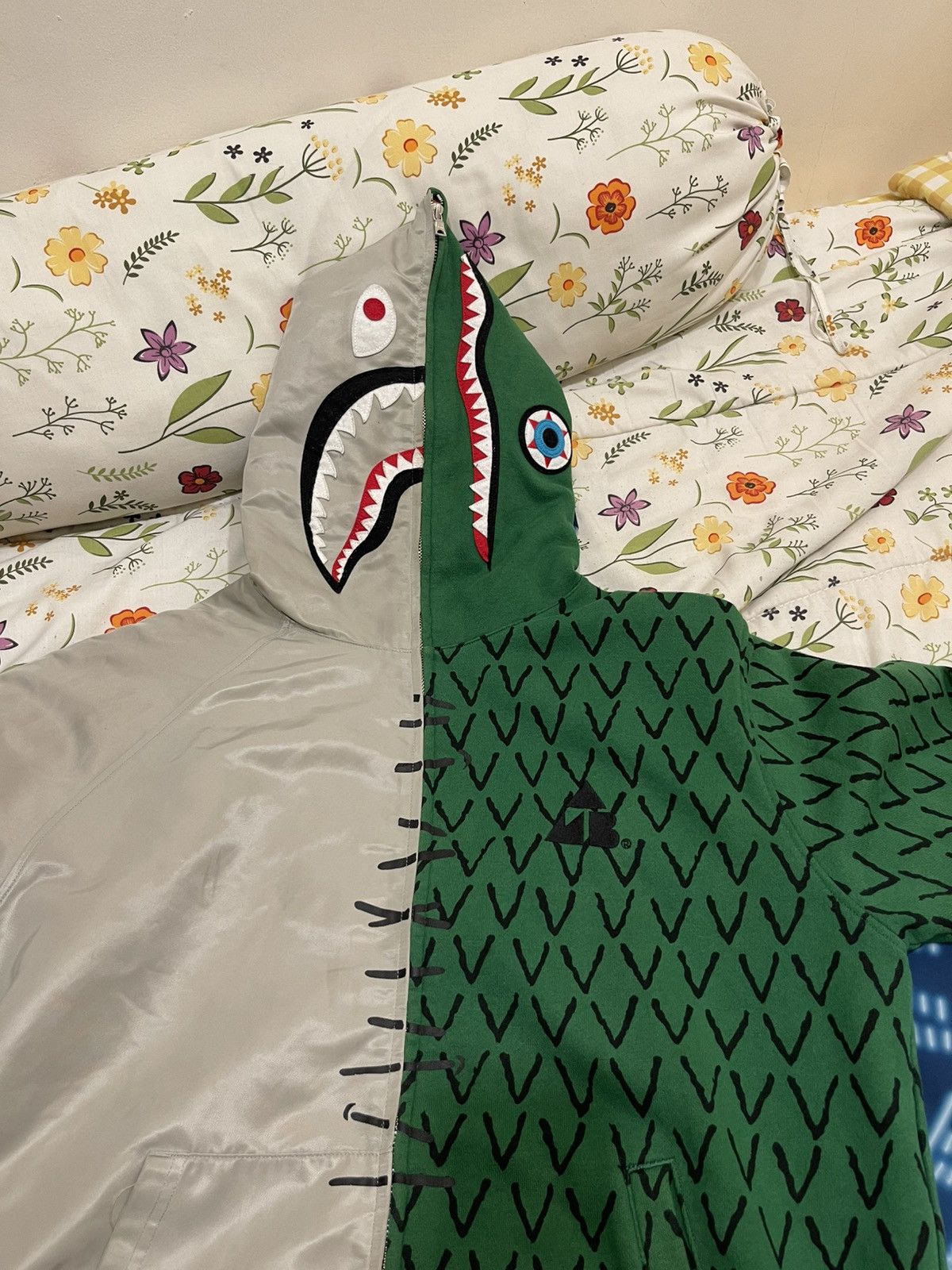 Ambush Design × Bape BAPE × AMBUSH Alligator Shark full zip hoodie A Bathing Ape Size US L / EU 52-54 / 3 - 3 Thumbnail