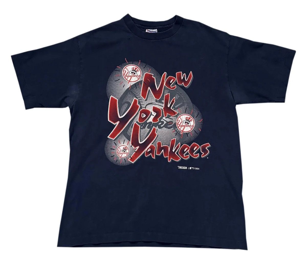 Trench USA Vintage Trench New York Yankees T Shirt (Size XL) Size US XL / EU 56 / 4 - 1 Thumbnail