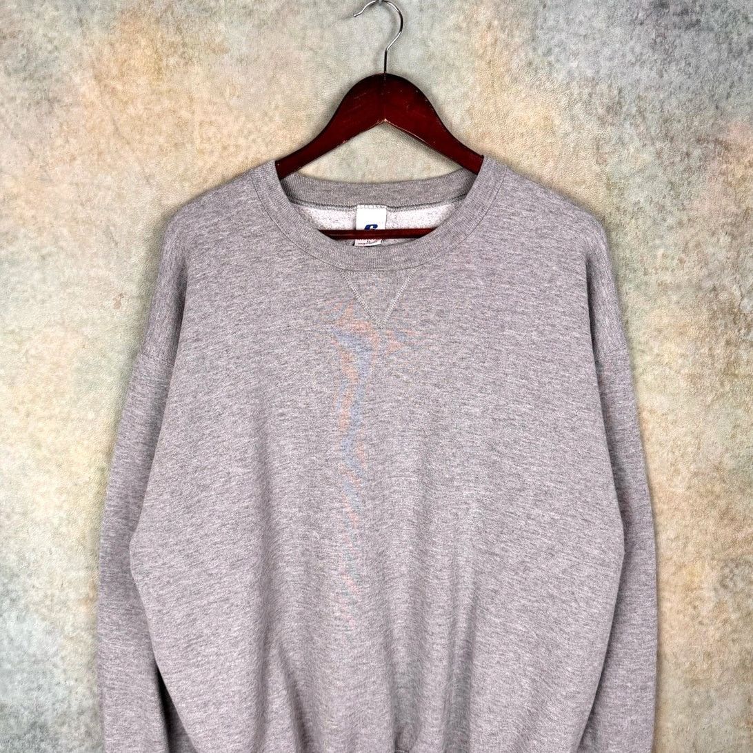 Russell Athletic × Vintage VTG Russell Athletic Crewneck Sweatshirt Mens Sz XL Gray Size US XL / EU 56 / 4 - 2 Thumbnail