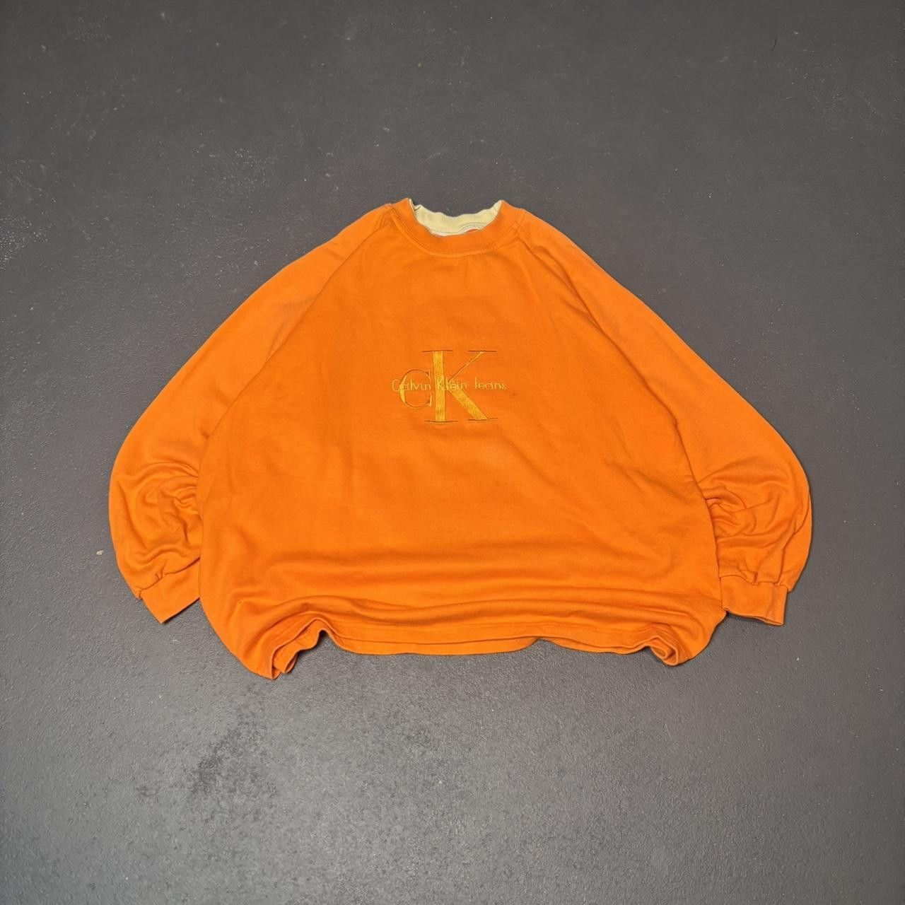 Calvin Klein × Japanese Brand × Vintage Vintage 90s y2k Calvin Klein Jeans oversized jumper Size US XL / EU 56 / 4 - 1 Thumbnail