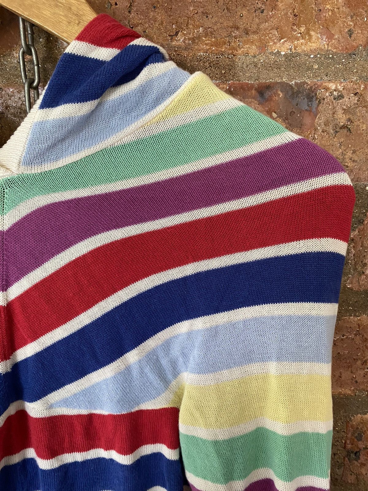 Ne-Net Cat ears Rainbow bono knit hoodie Size US M / EU 48-50 / 2 - 6 Thumbnail