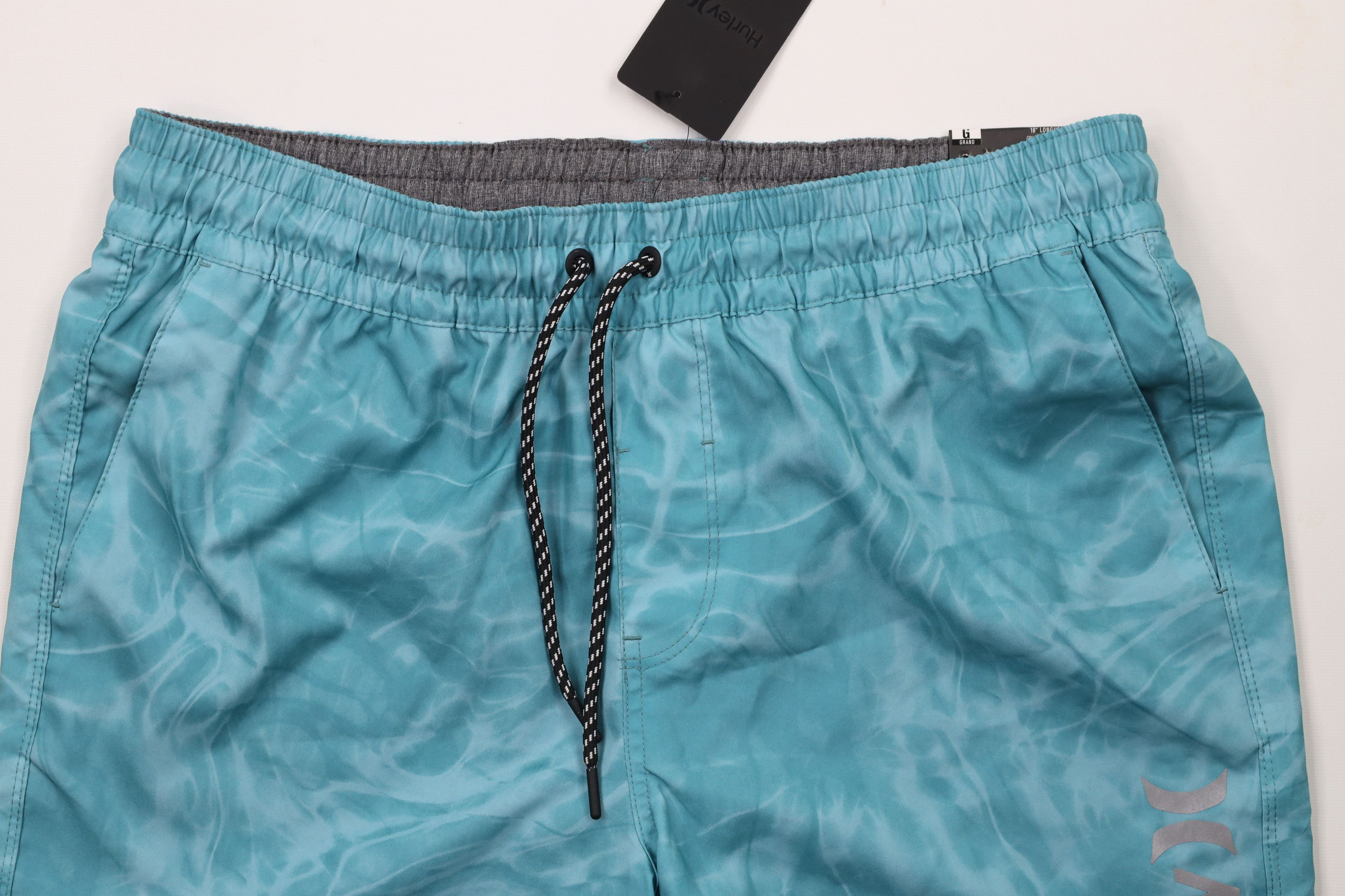 Hurley × Vintage New Hurley Surfing Out Print Volley Swim Shorts Trunks Lined Size US 34 / EU 50 - 3 Thumbnail