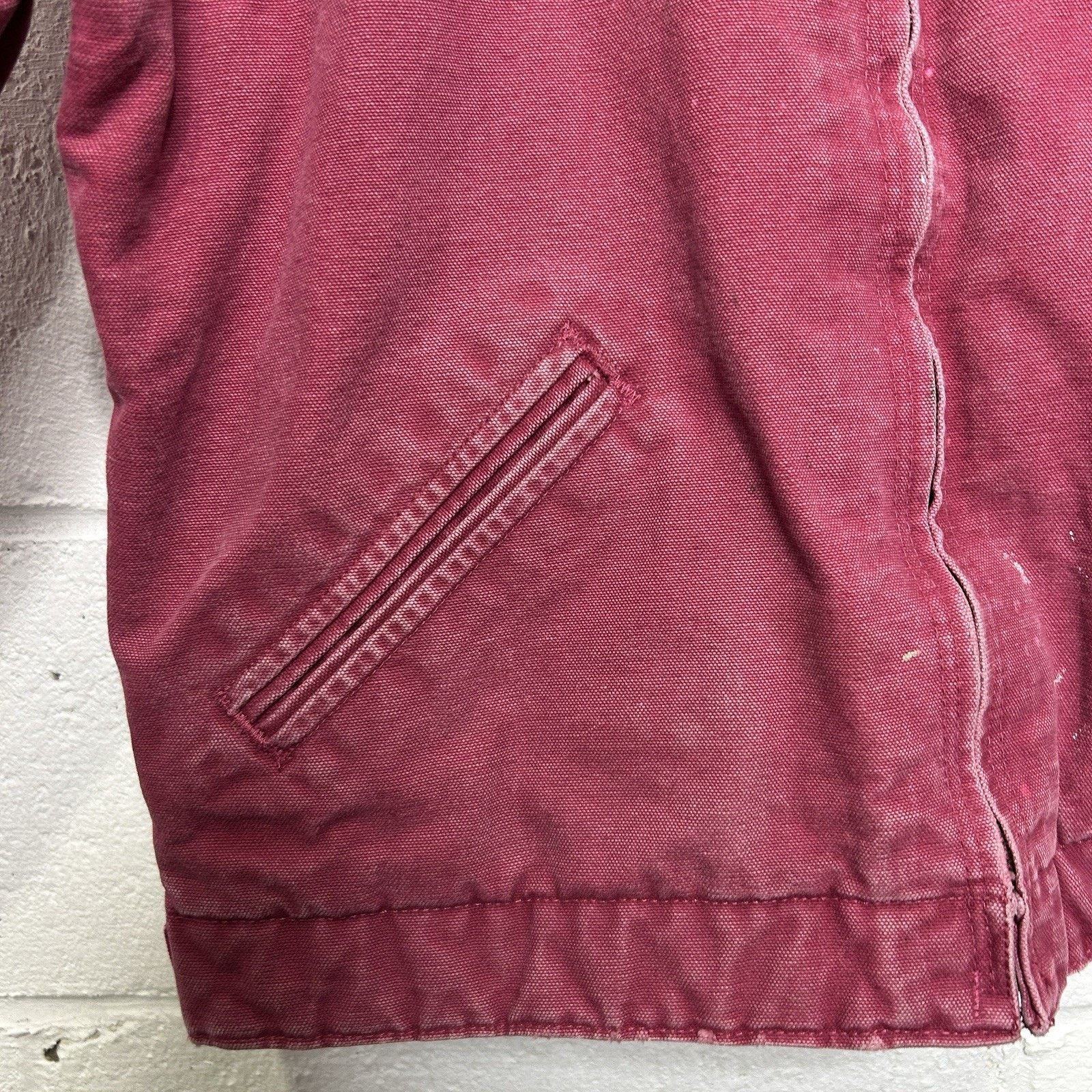 Carhartt Y2K Carhartt Sherpa-Lined Detroit Jacket “Raspberry” WJ097 Size S / US 4 / IT 40 - 5 Thumbnail