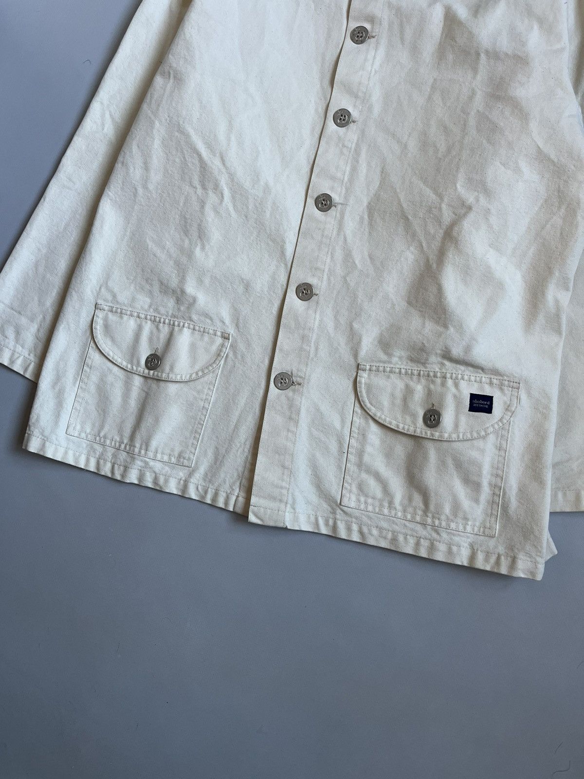 Vintage Vintage Men Ababord France Bretagne White Work Marine Jacket Size US L / EU 52-54 / 3 - 11 Thumbnail