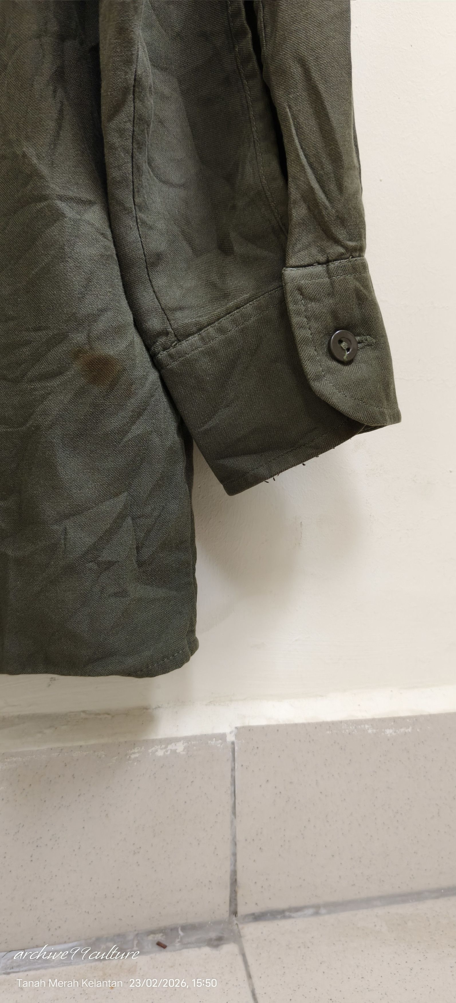 Vintage Vintage 1989 West German Army Field Shirt Size US L / EU 52-54 / 3 - 7 Thumbnail