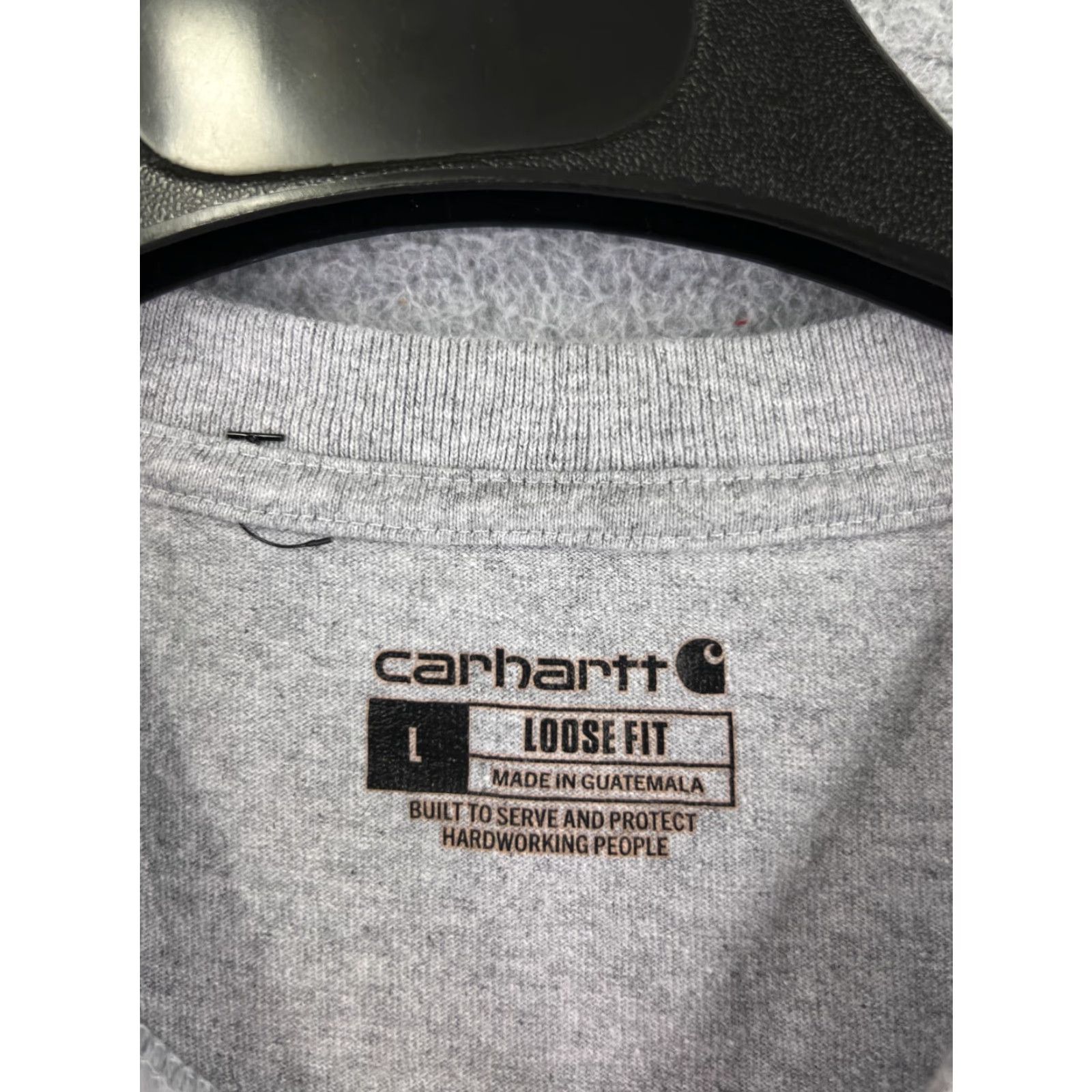 Carhartt Carhartt Shirt Men L Gray Short Sleeve Crew Neck Cotton Workwear Logo Back Vintage No N/A? Size US L / EU 52-54 / 3 - 7 Thumbnail