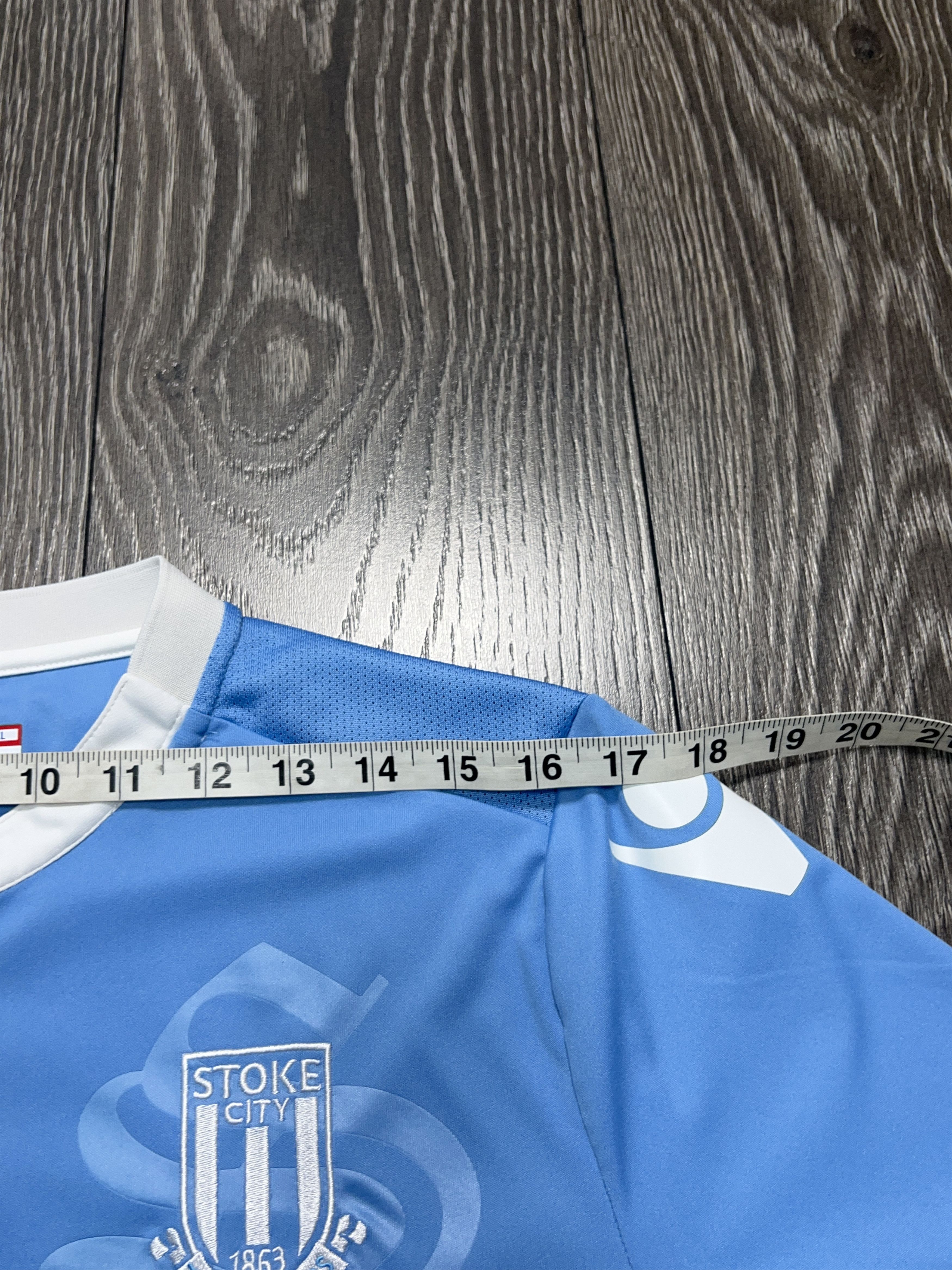 Macron Stoke City 2016 2017 Away Football Soccer Jersey Shirt XL Size US XL / EU 56 / 4 - 6 Thumbnail