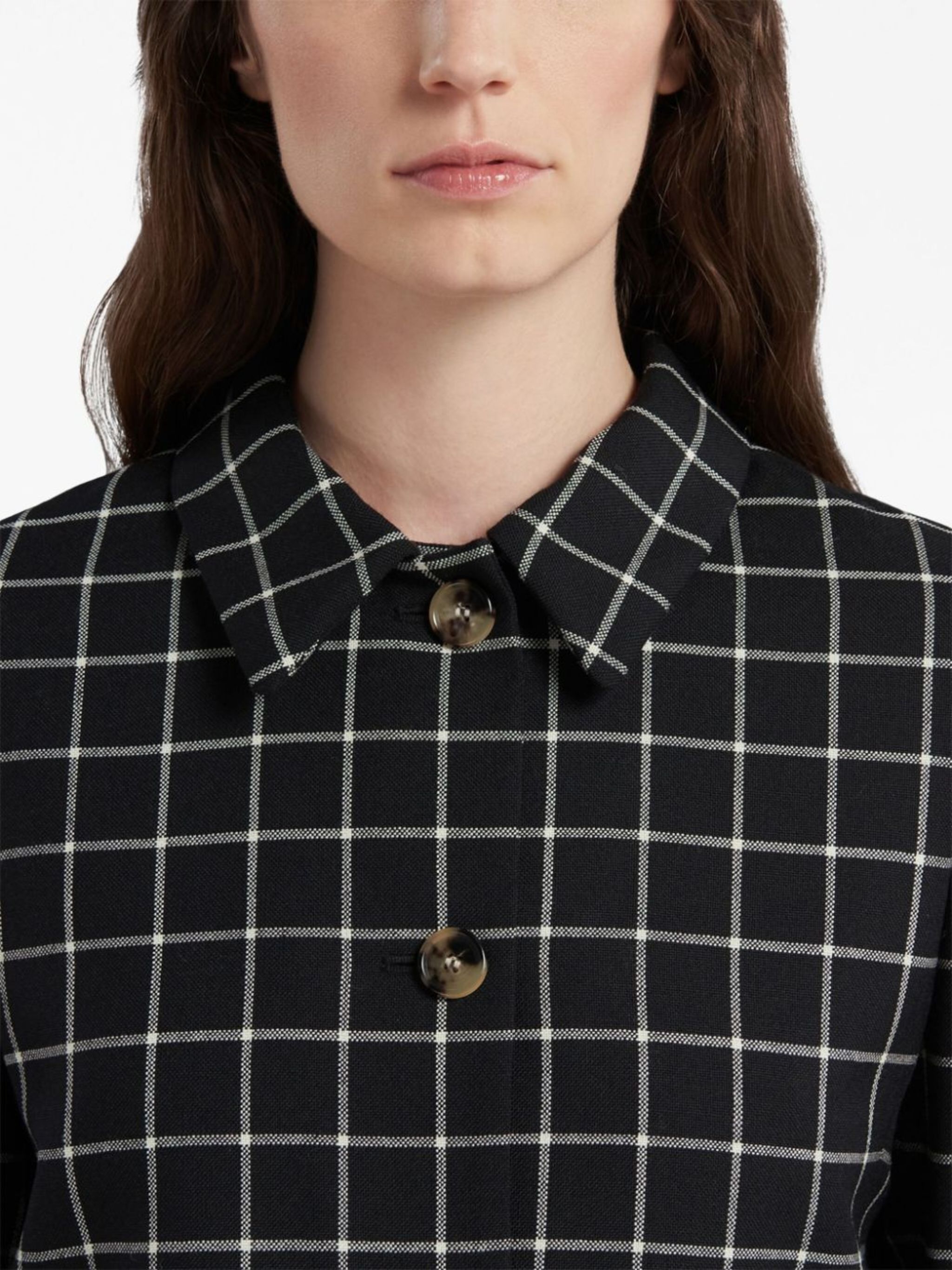 Marni o1w1db10824 Checked Jacket in Black White Size M / US 6-8 / IT 42-44 - 5 Thumbnail