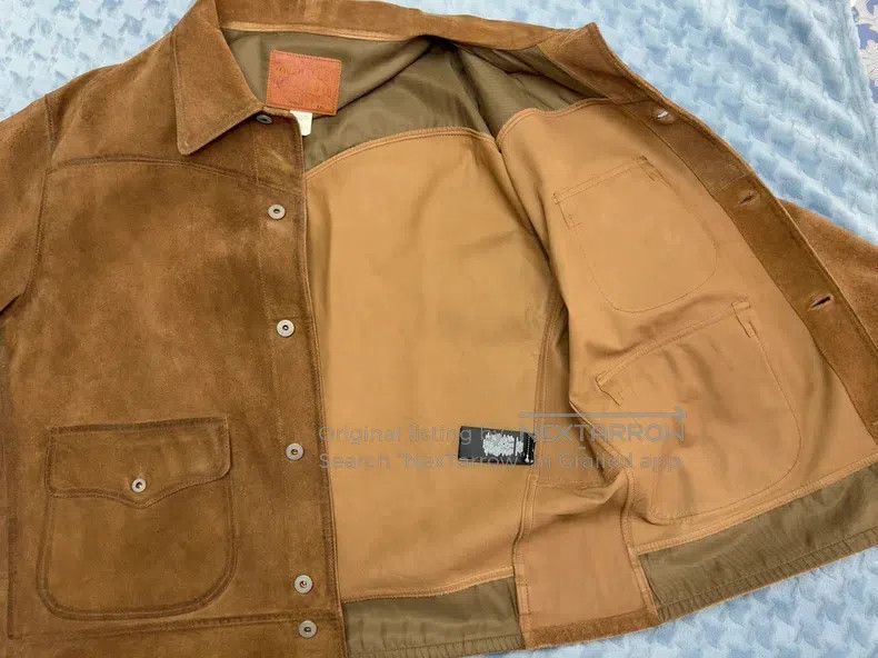 RRL Ralph Lauren RRL Ralph Lauren Suede jacket Size US XXL / EU 58 / 5 - 5 Thumbnail