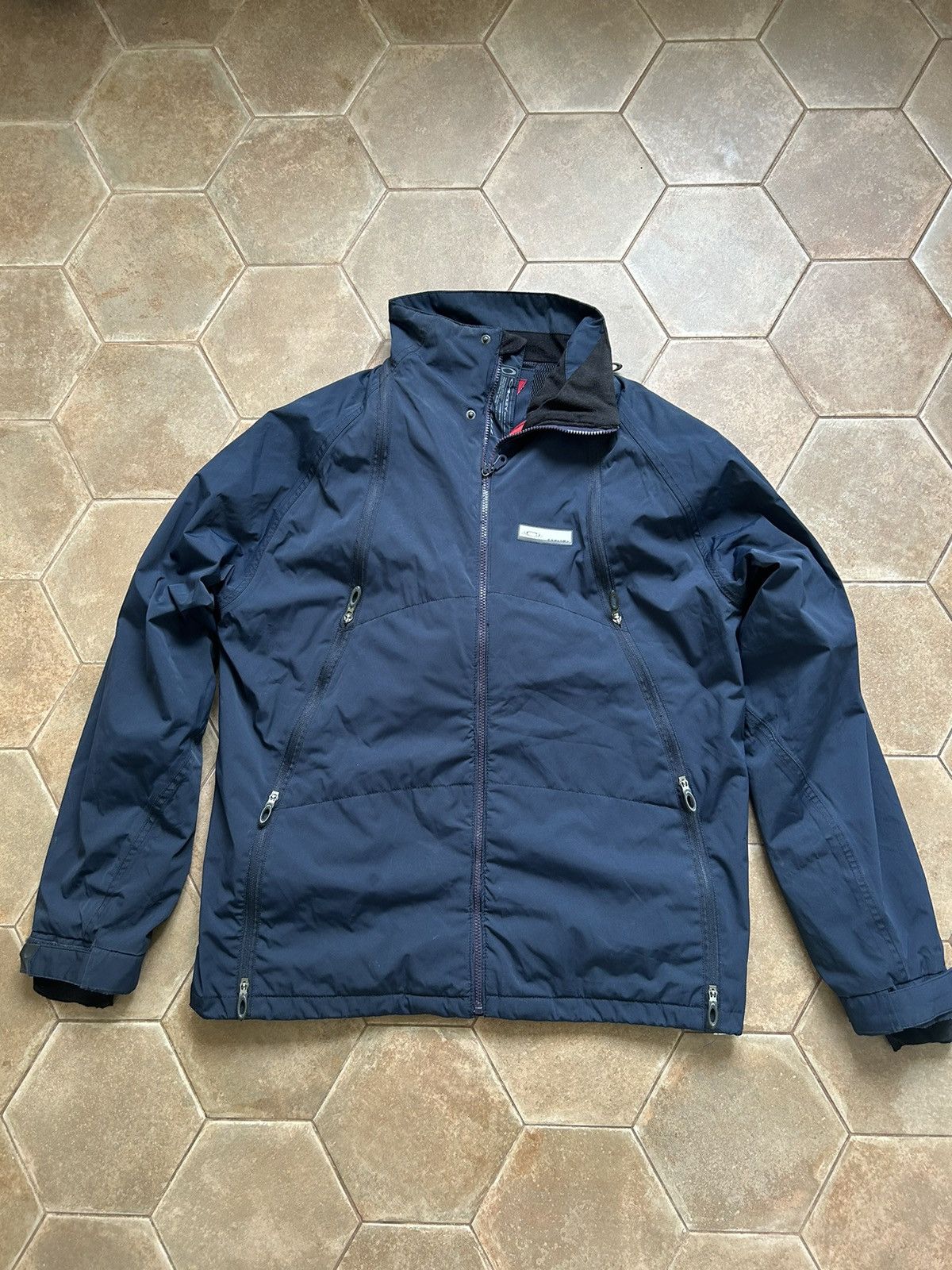 image of Oakley Nitro Fuel Jacket Y2K in Navy Blue, Men's (Size Large)