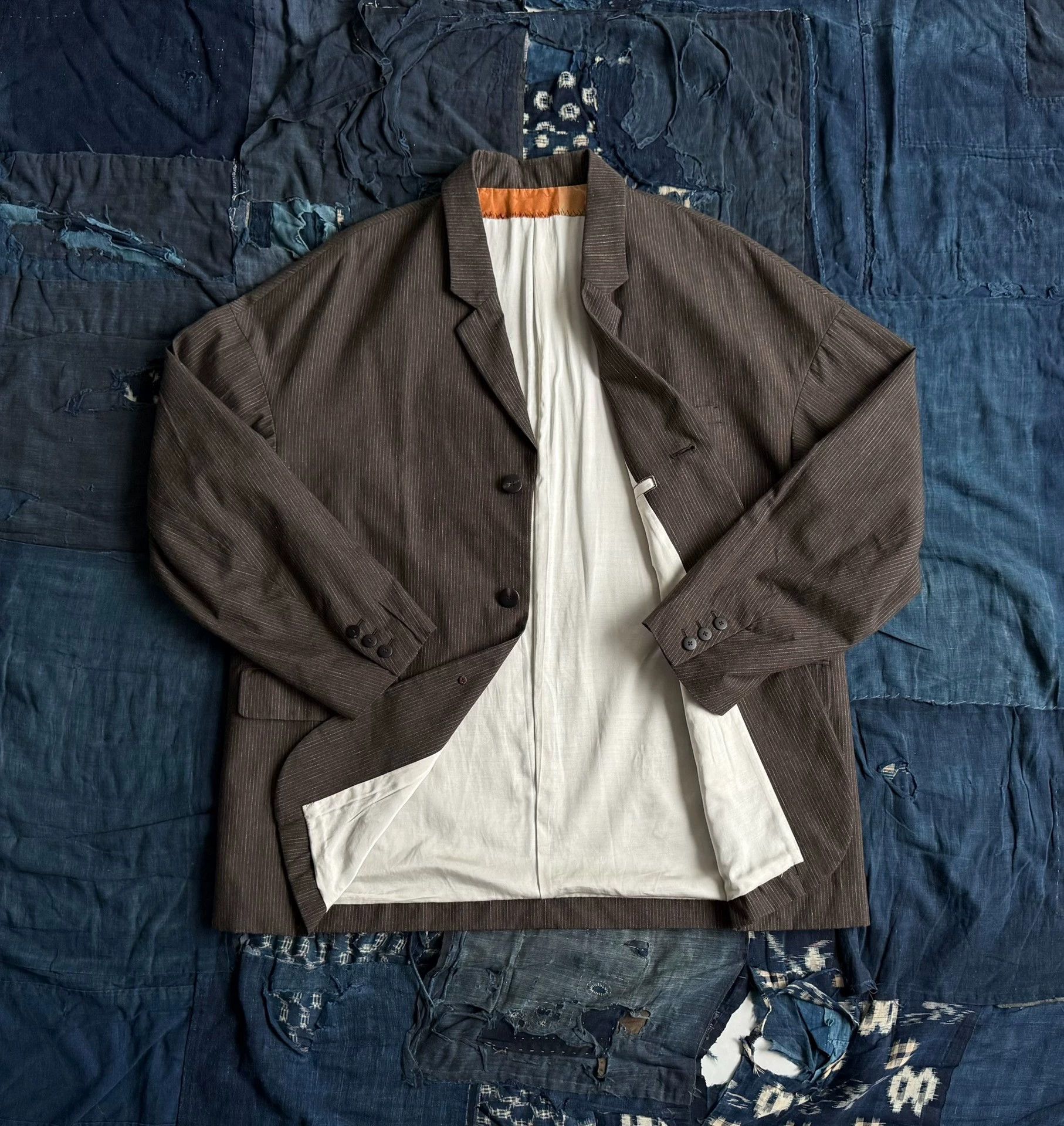 Visvim VISVIM 23SS HAMMONS JKT SANTOME Linen Wool Blend Blazer 4 Size US XL / EU 56 / 4 - 2 Thumbnail