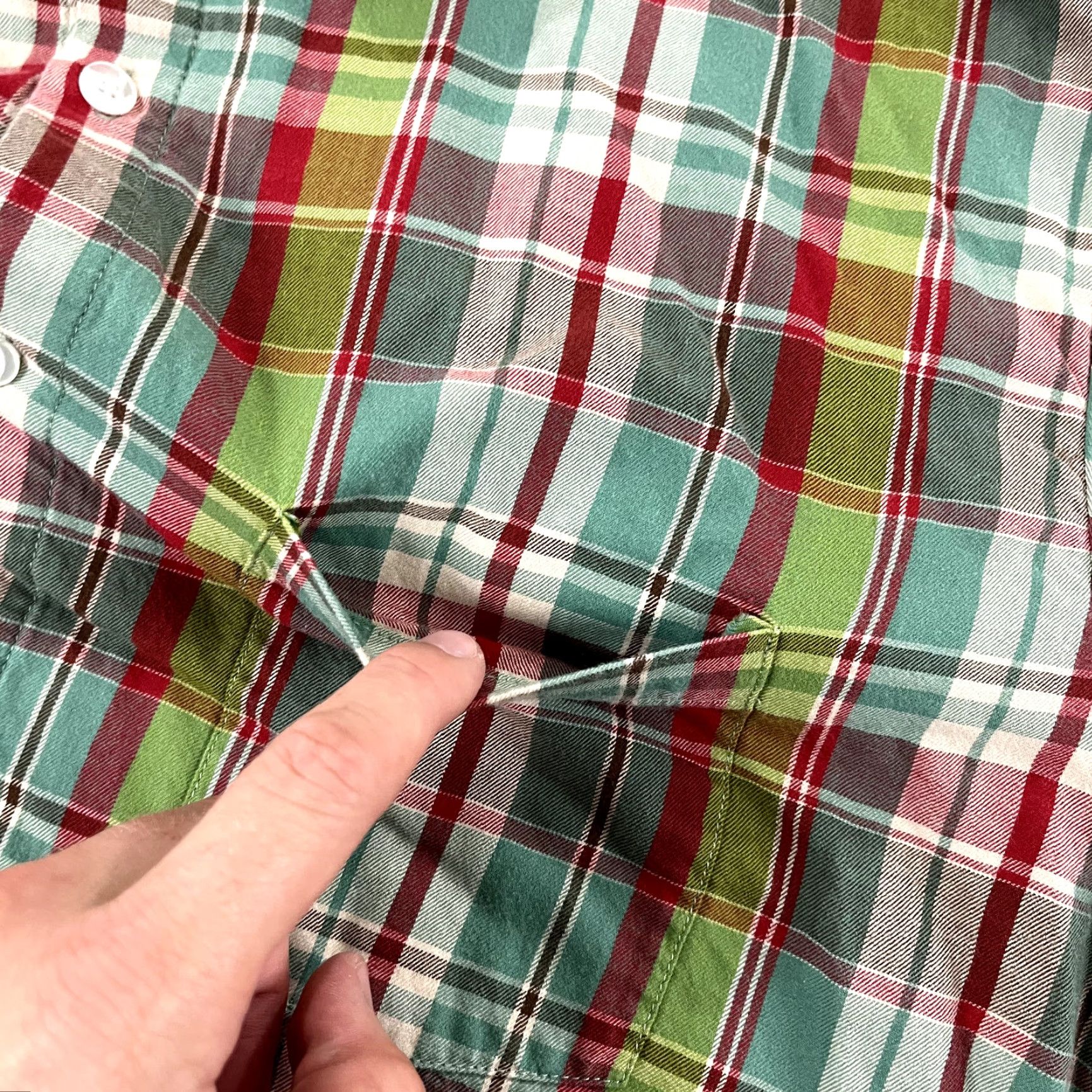Carbon2Cobalt CARBON 2 COBALT Shirt Mens Large Multicolor Plaid Lined Flannel Button Up L/S Size US L / EU 52-54 / 3 - 6 Thumbnail